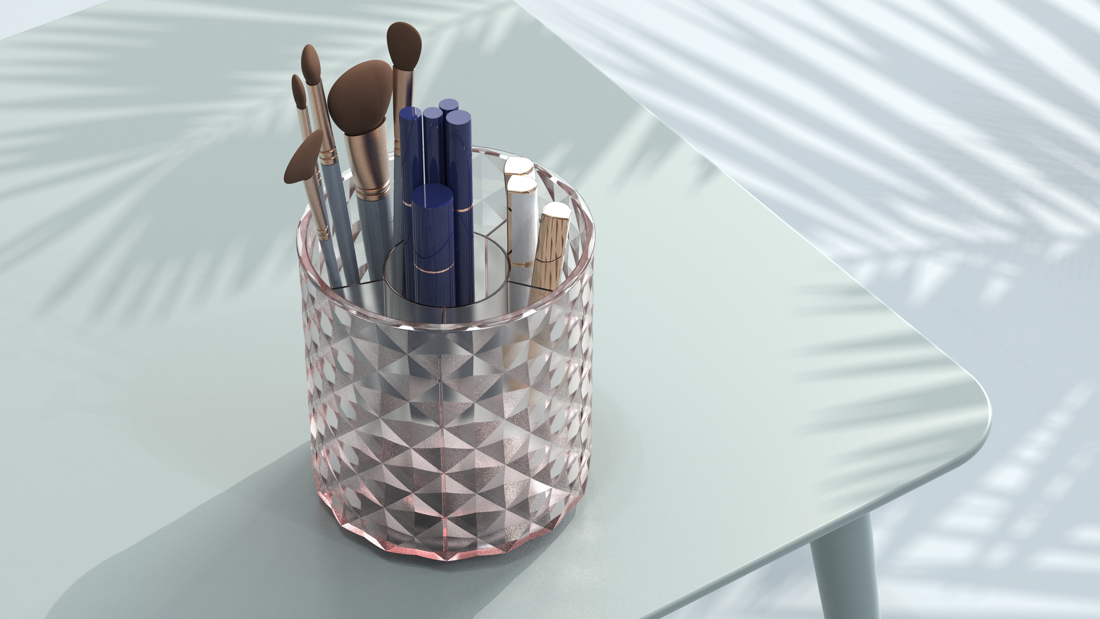 Makeup Pen Storage Box，pen container，