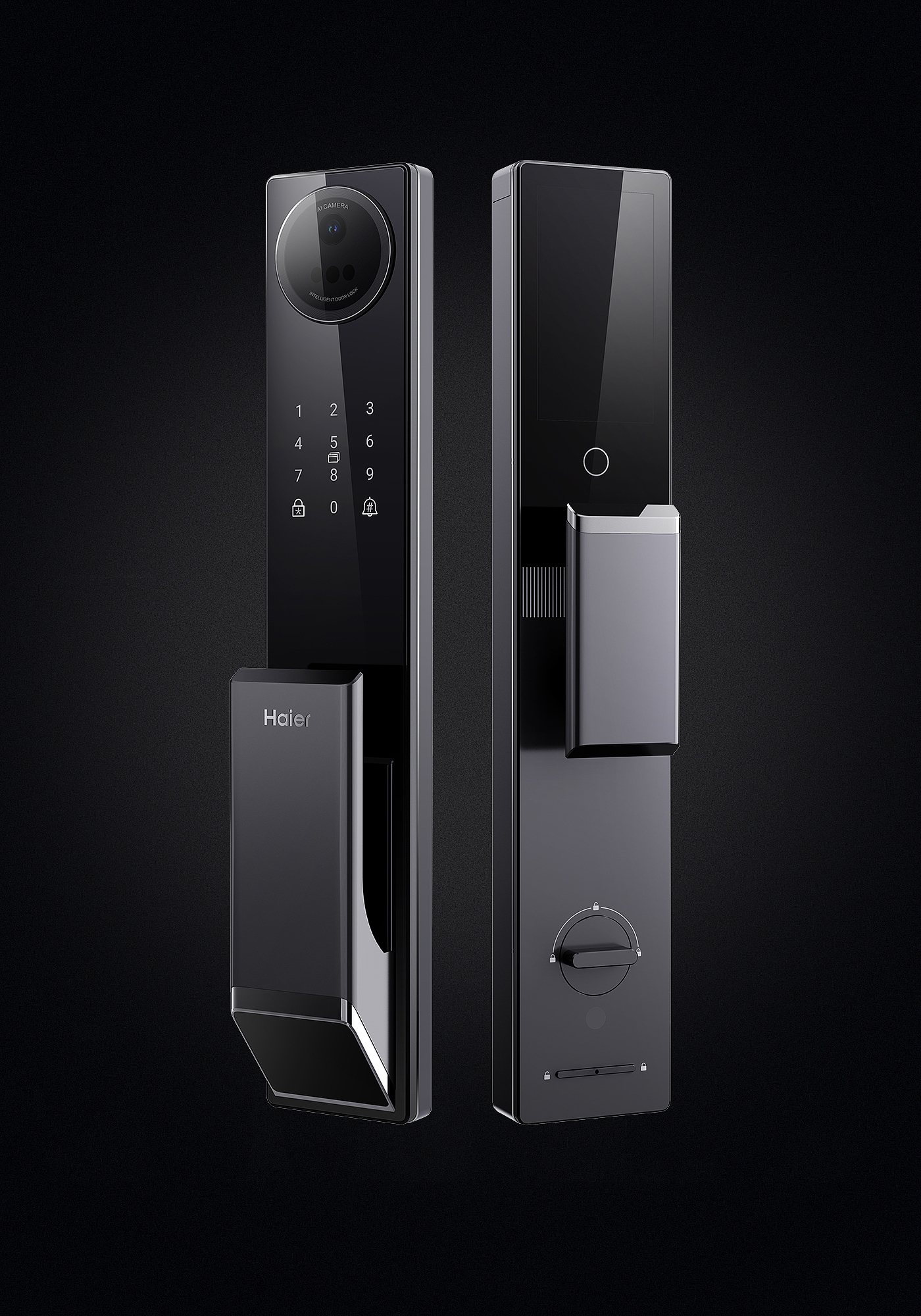 Haier，Intelligent door lock，haier，Intelligent security，