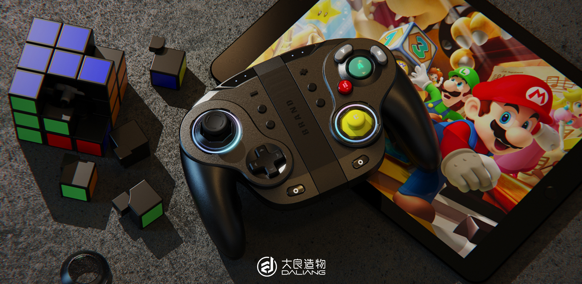 Game handle，Switch retro gamepad，switch，Daliang creation design，