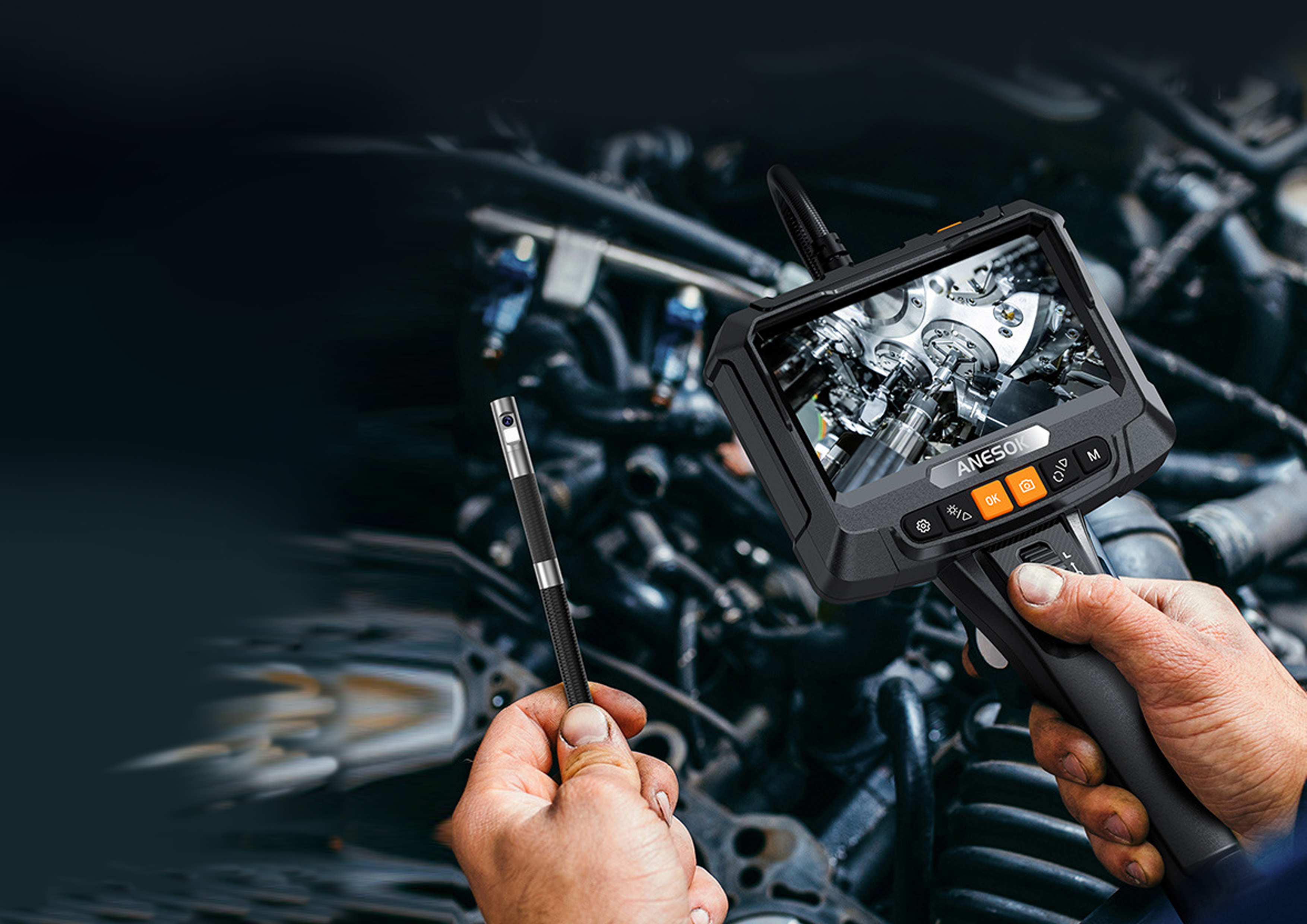 Endoscope，Handheld device，Industrial endoscope，ZOGAR Industrial Design，