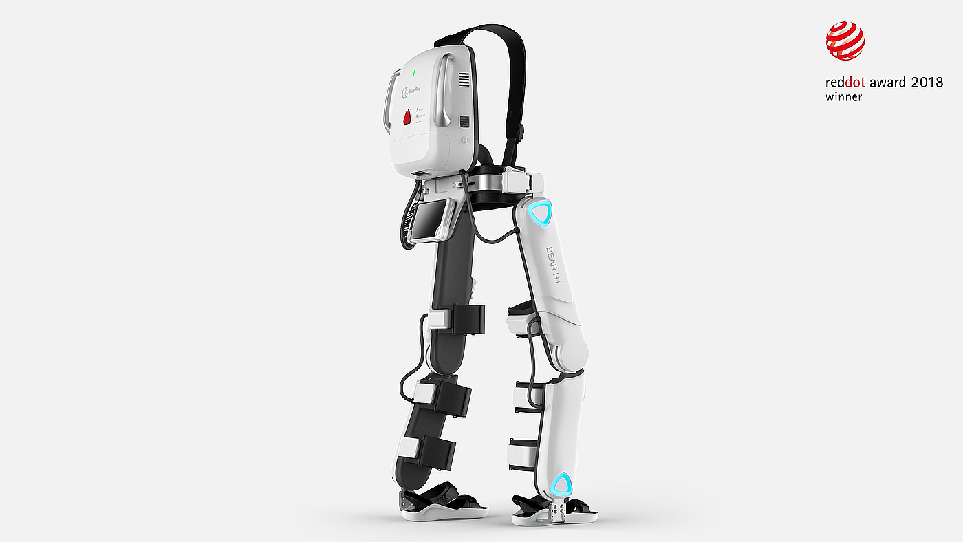 Exoskeleton robot，Rehabilitation medicine，Step robot，Red dot award，