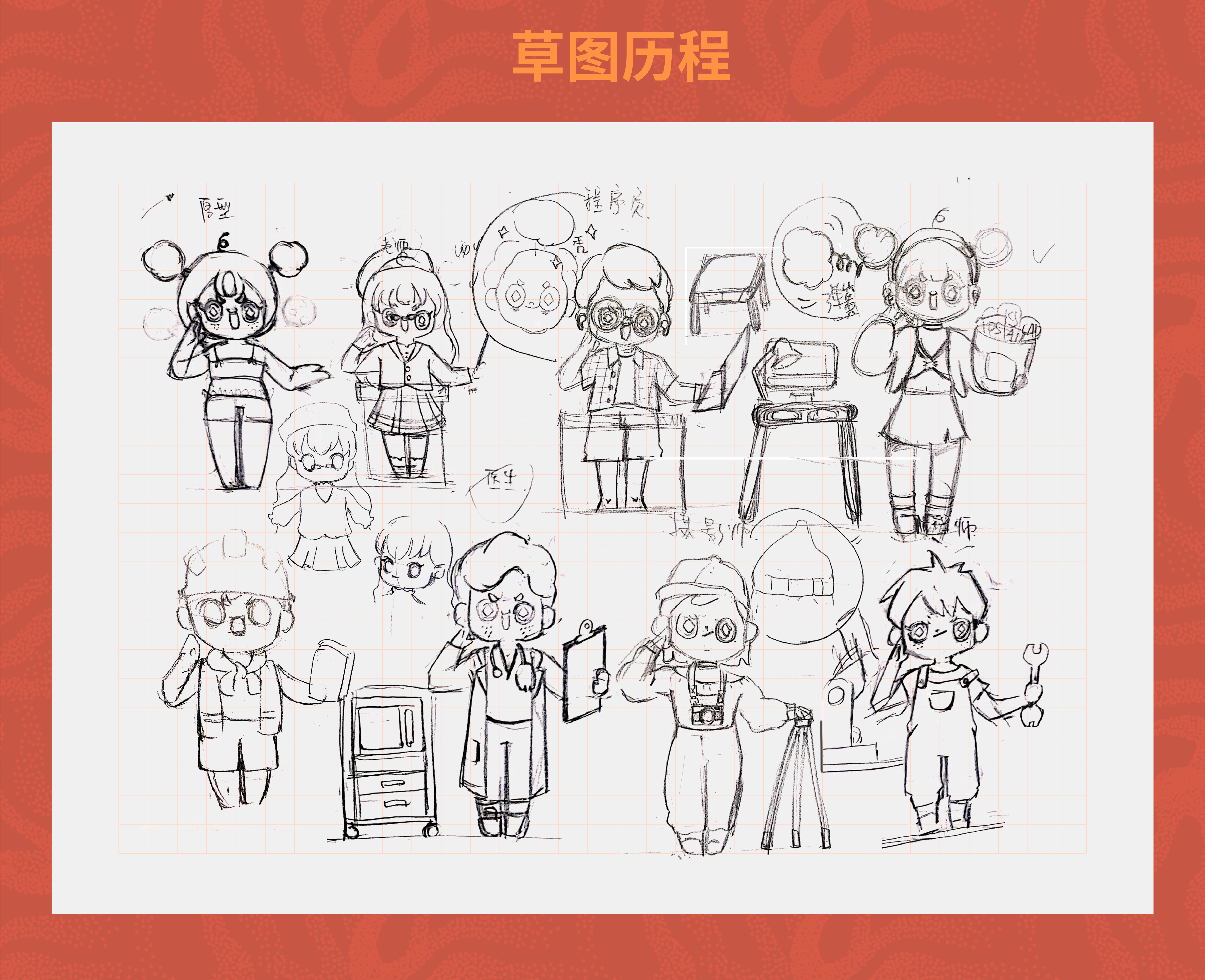 Blind box，Worker，series，packing，Tide play，