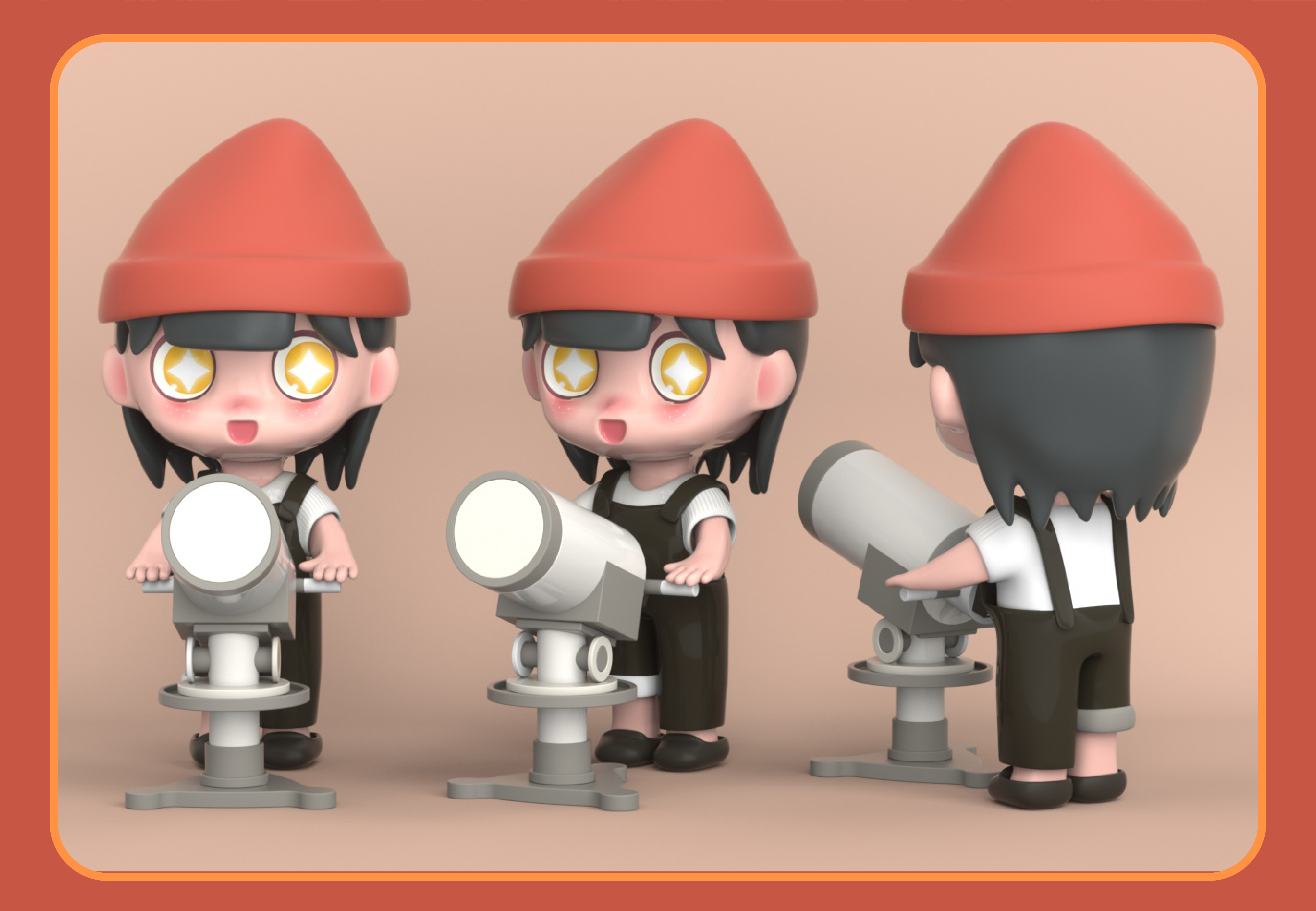 Blind box，Worker，series，packing，Tide play，