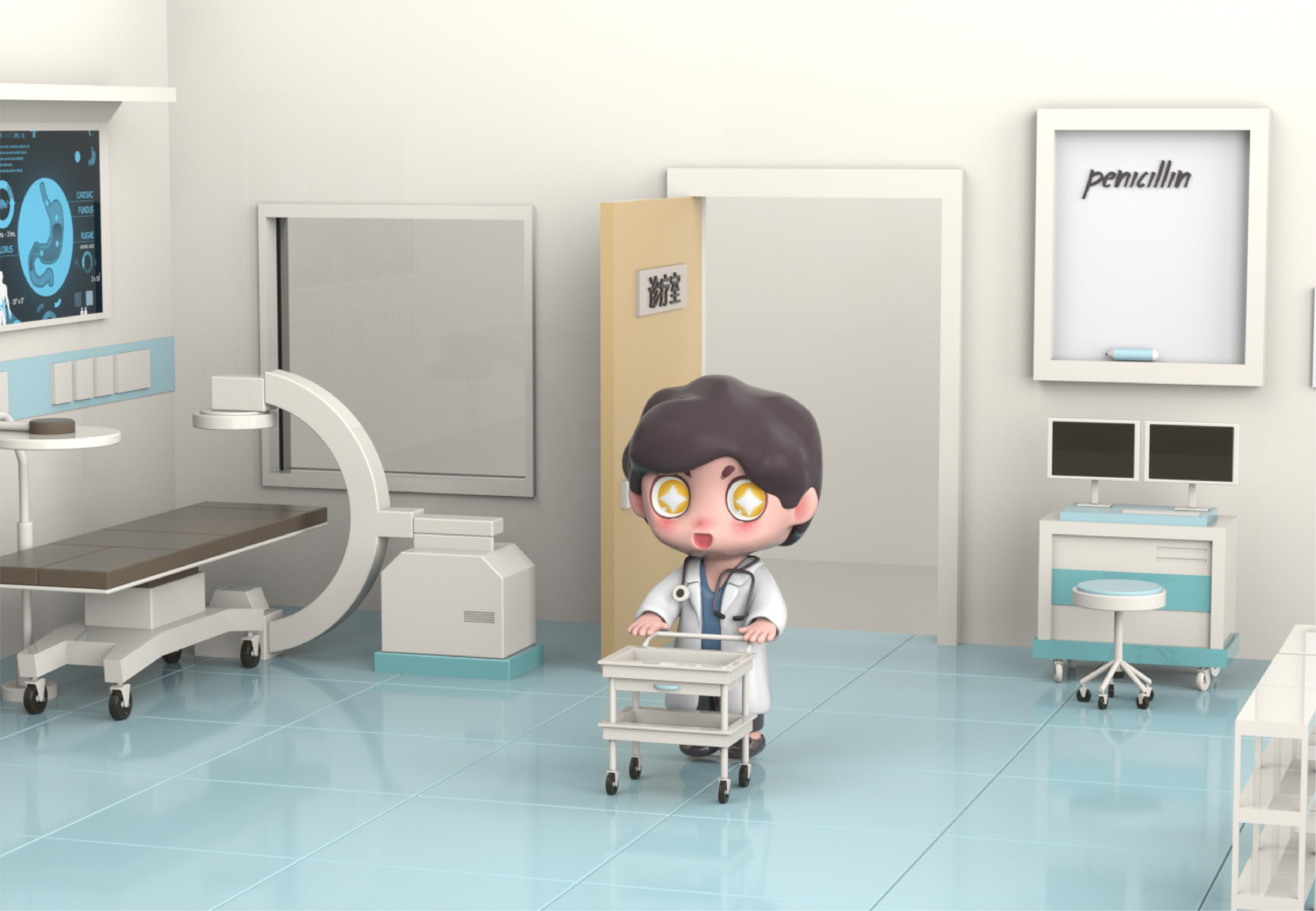 Blind box，Worker，series，packing，Tide play，