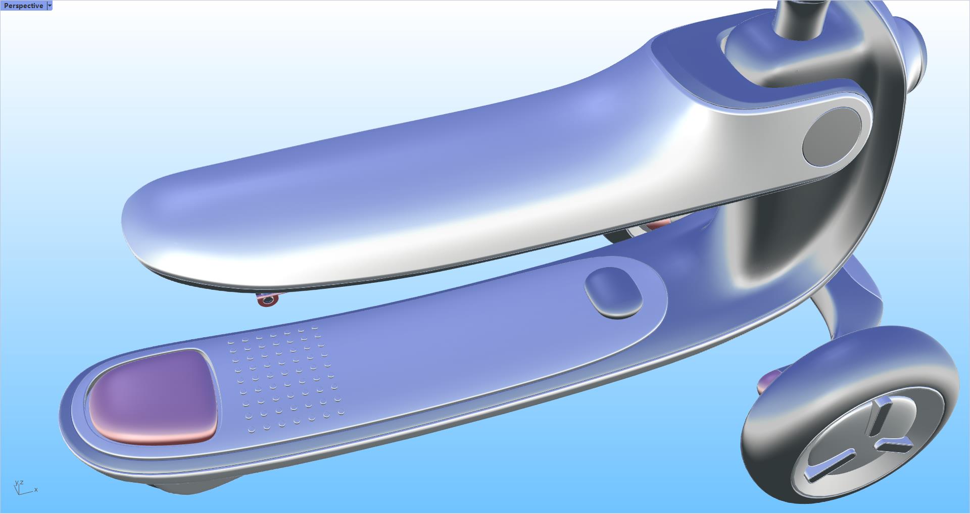 Stroller，industrial design，Rhinoceros modeling，Rhino modeling，Appearance design，Modeling tutorial，Tutorial sharing，Design，