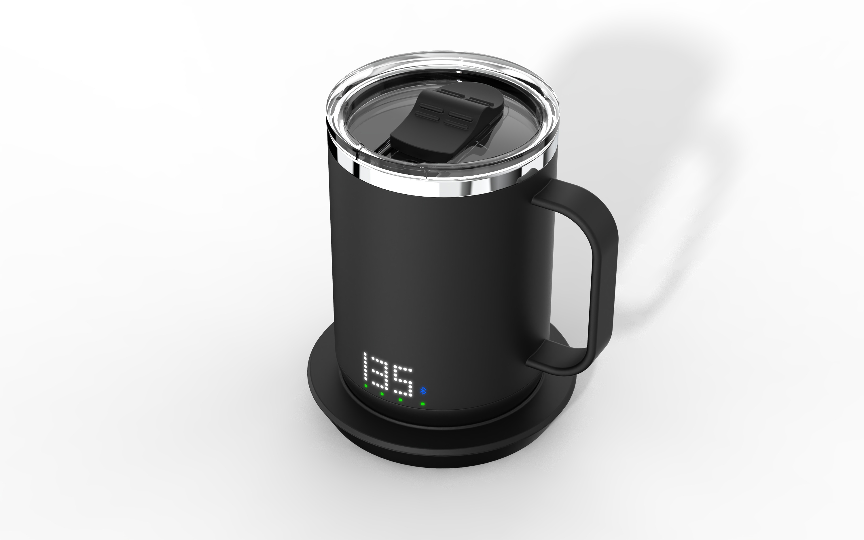 Burning cup, mug, warm cup，