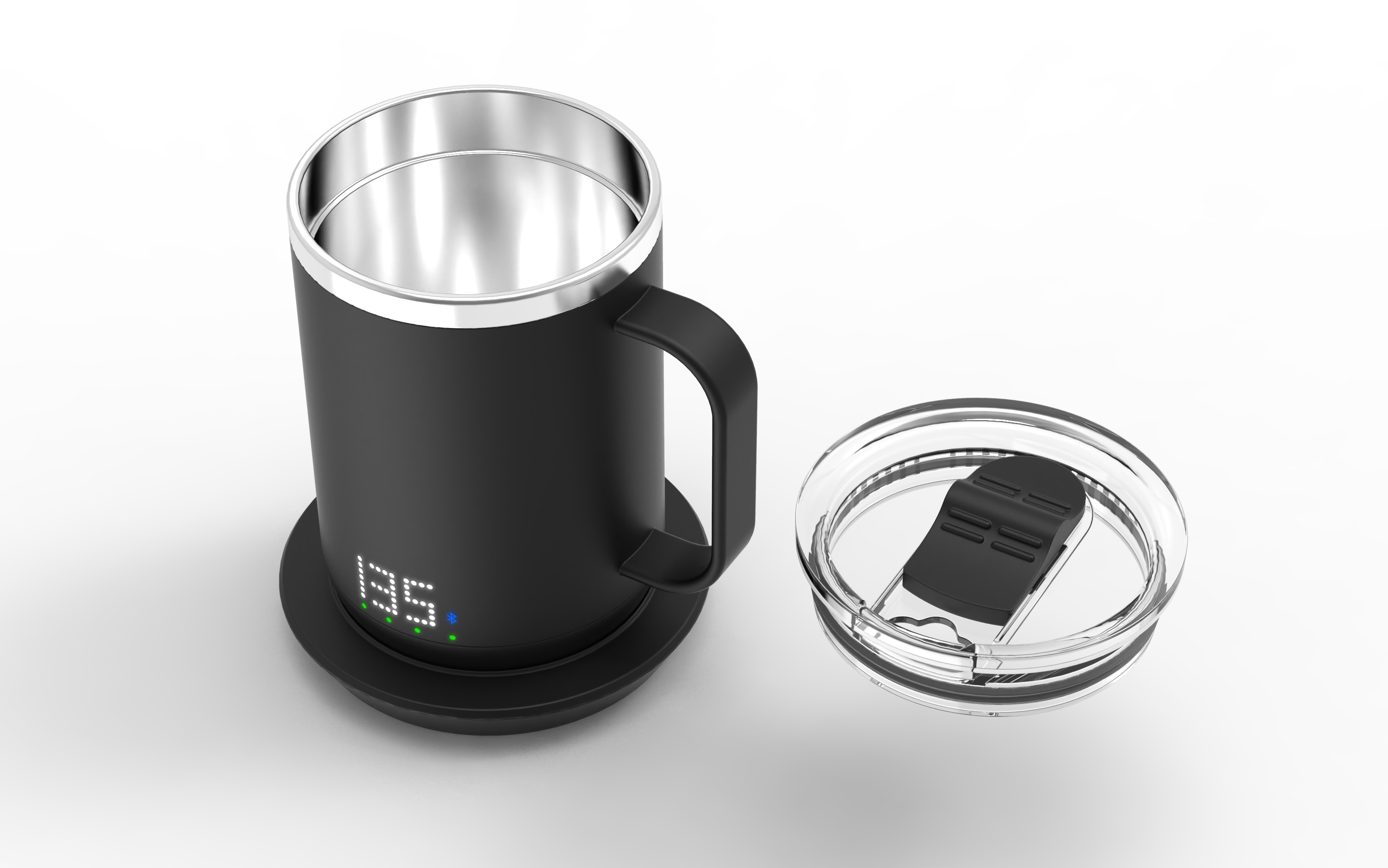 Burning cup, mug, warm cup，