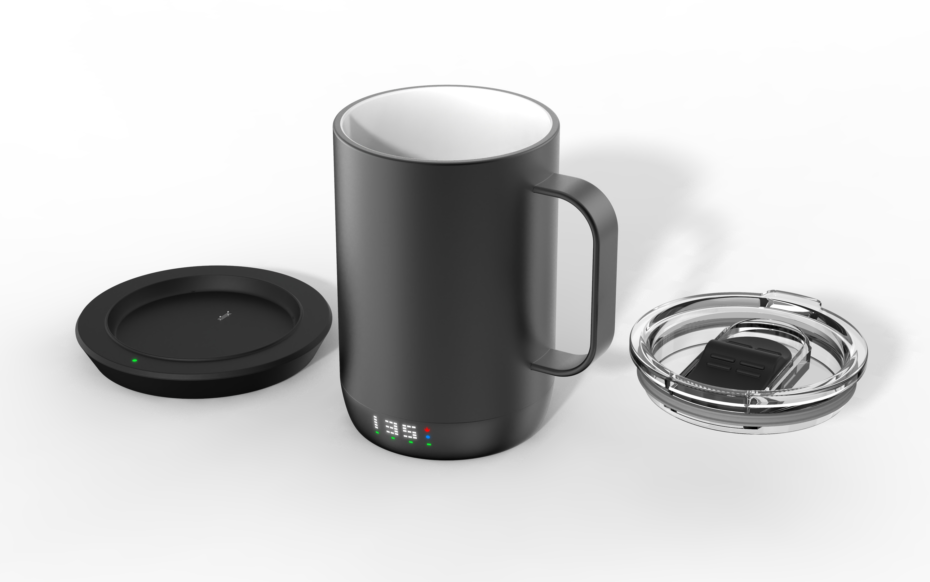 Burning cup, mug, warm cup，