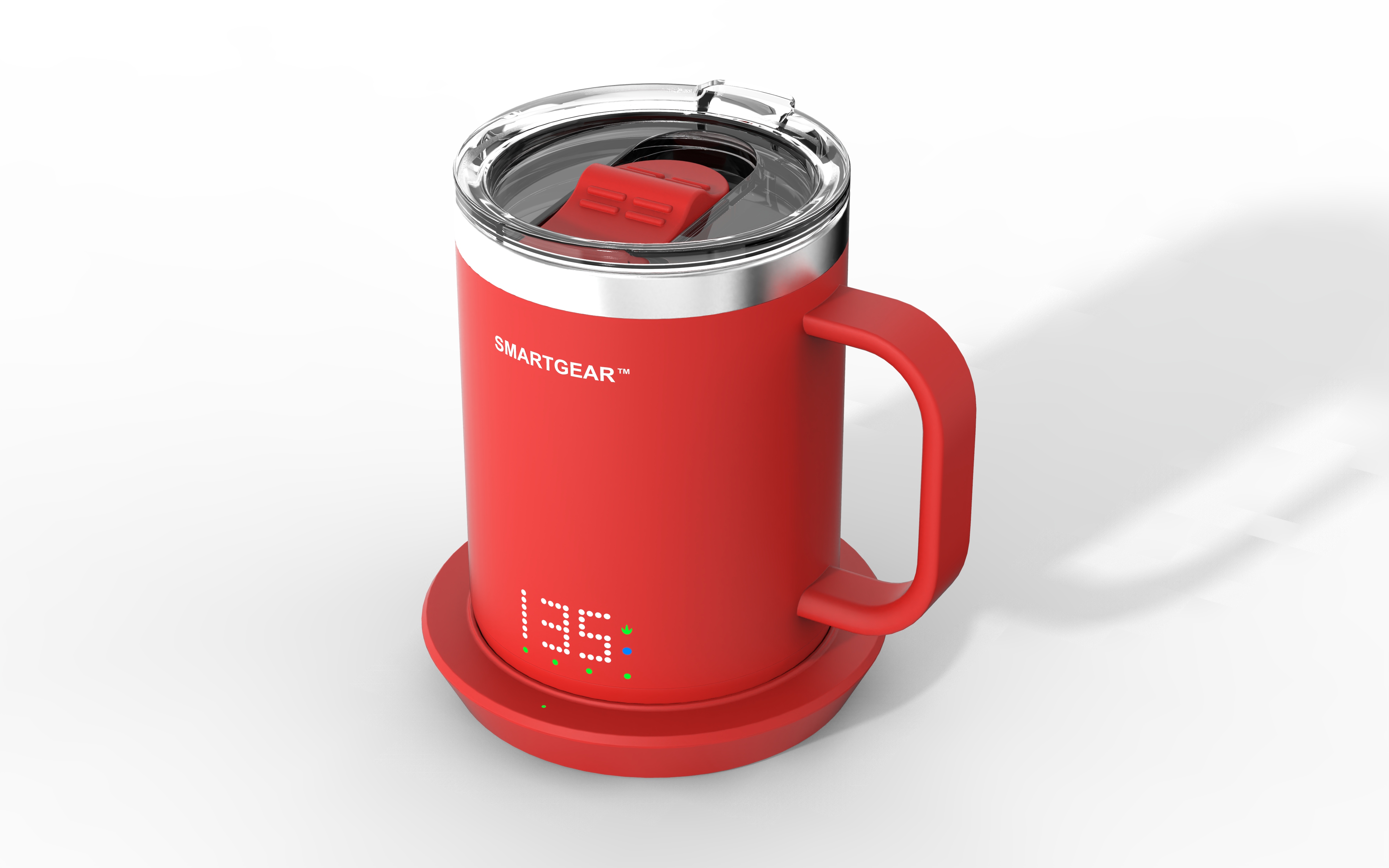 Burning cup, mug, warm cup，