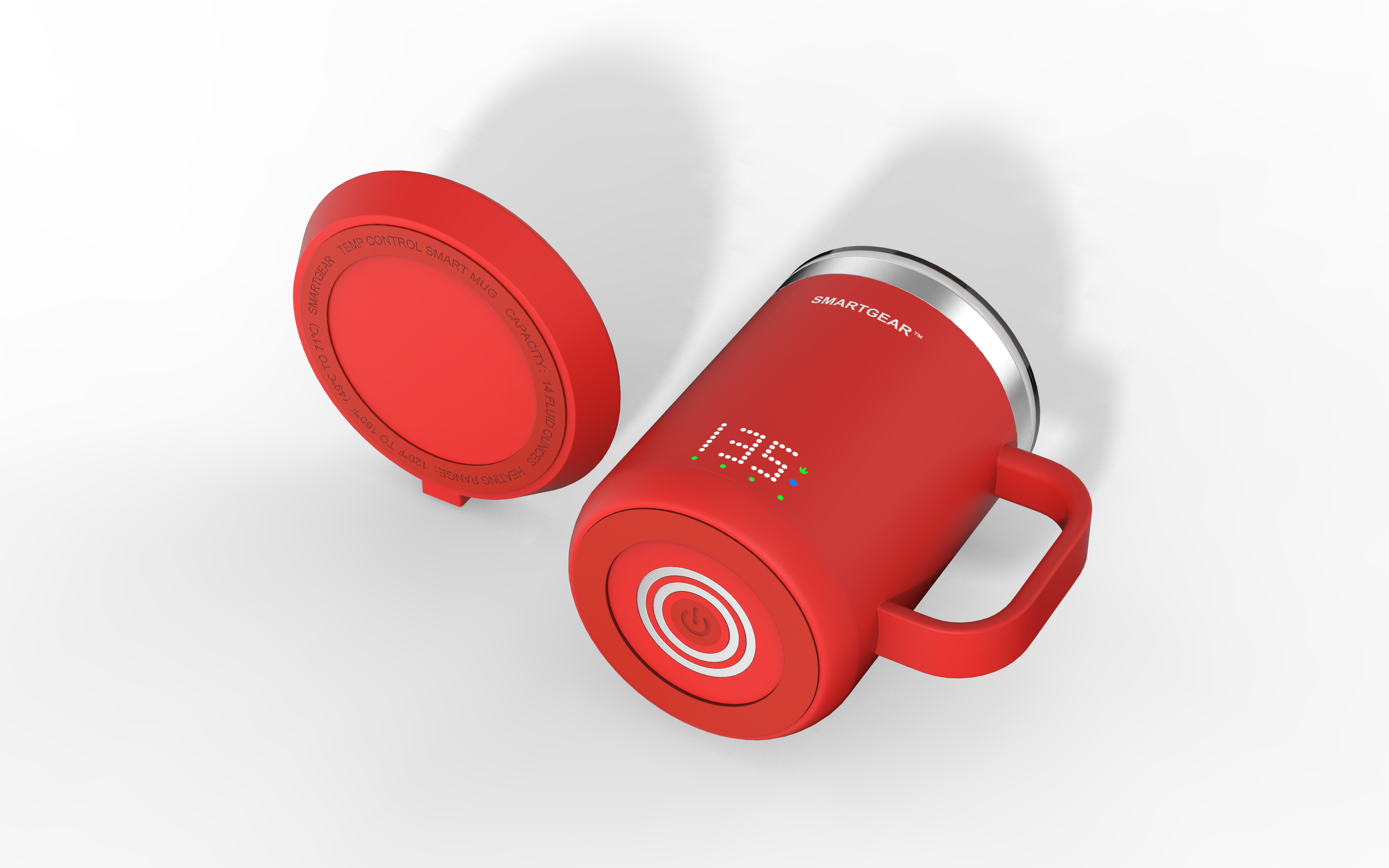 Burning cup, mug, warm cup，