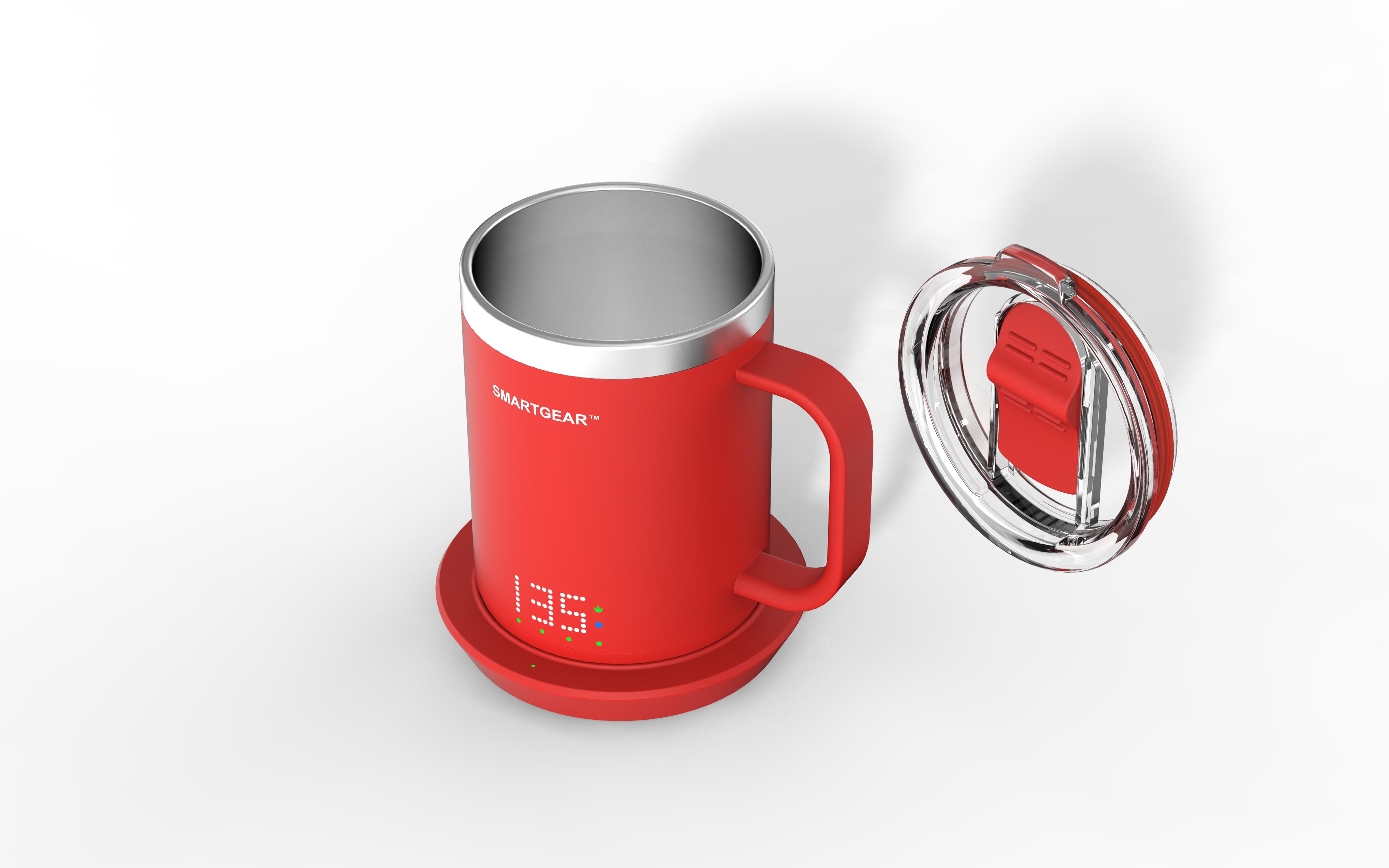 Burning cup, mug, warm cup，