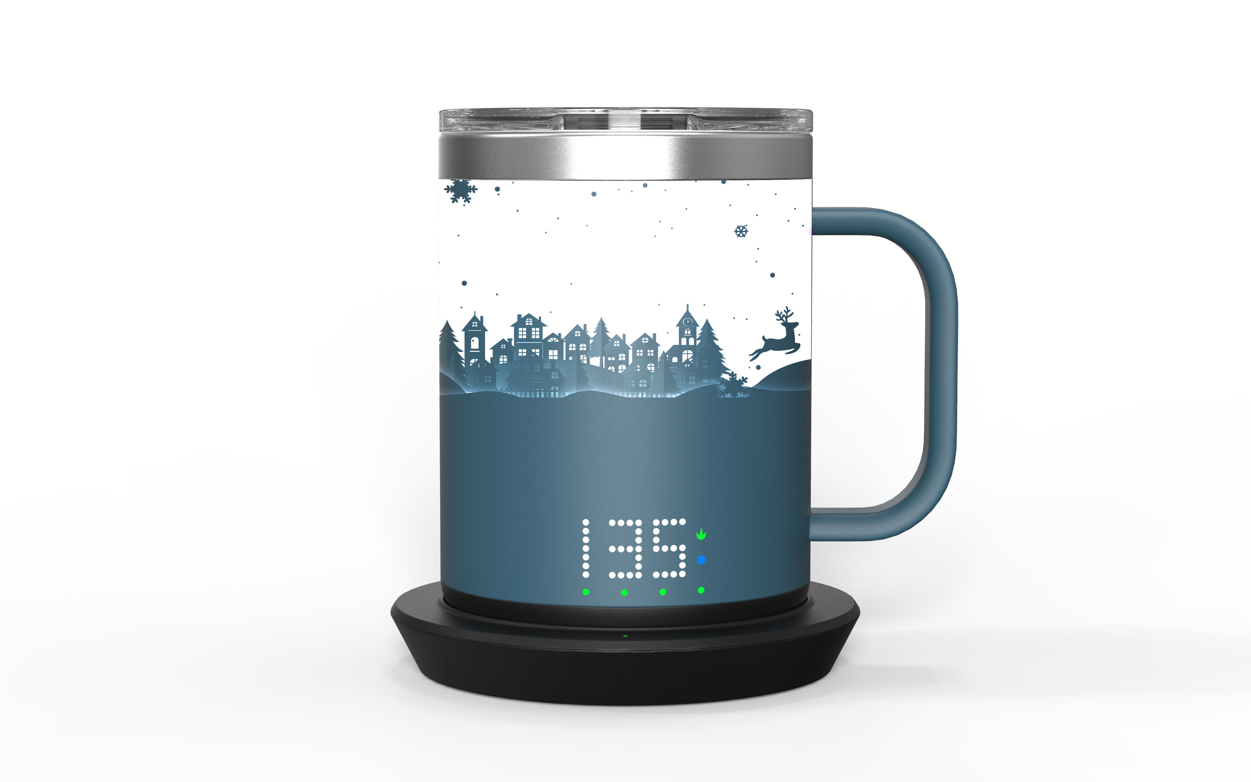 Burning cup, mug, warm cup，