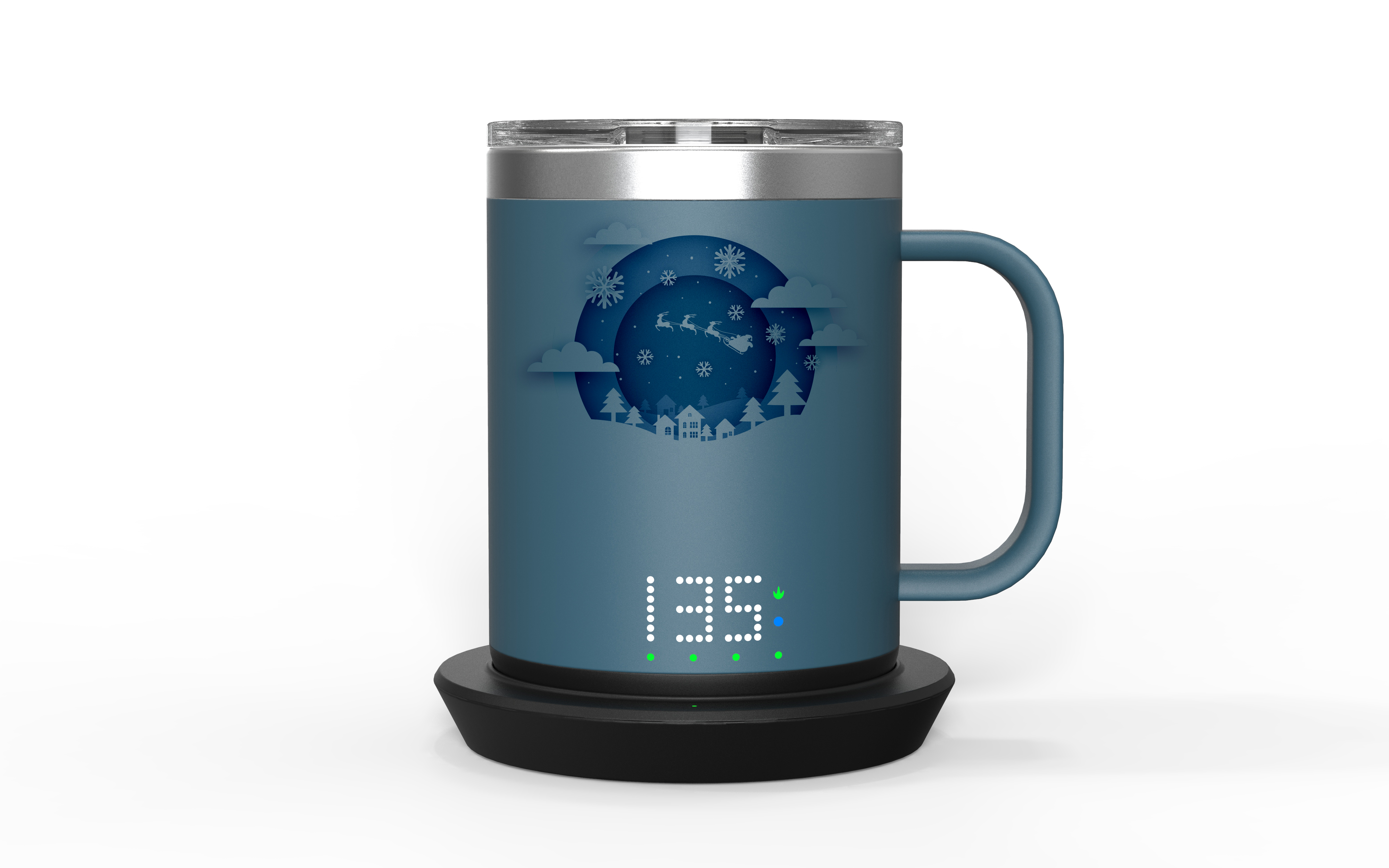 Burning cup, mug, warm cup，