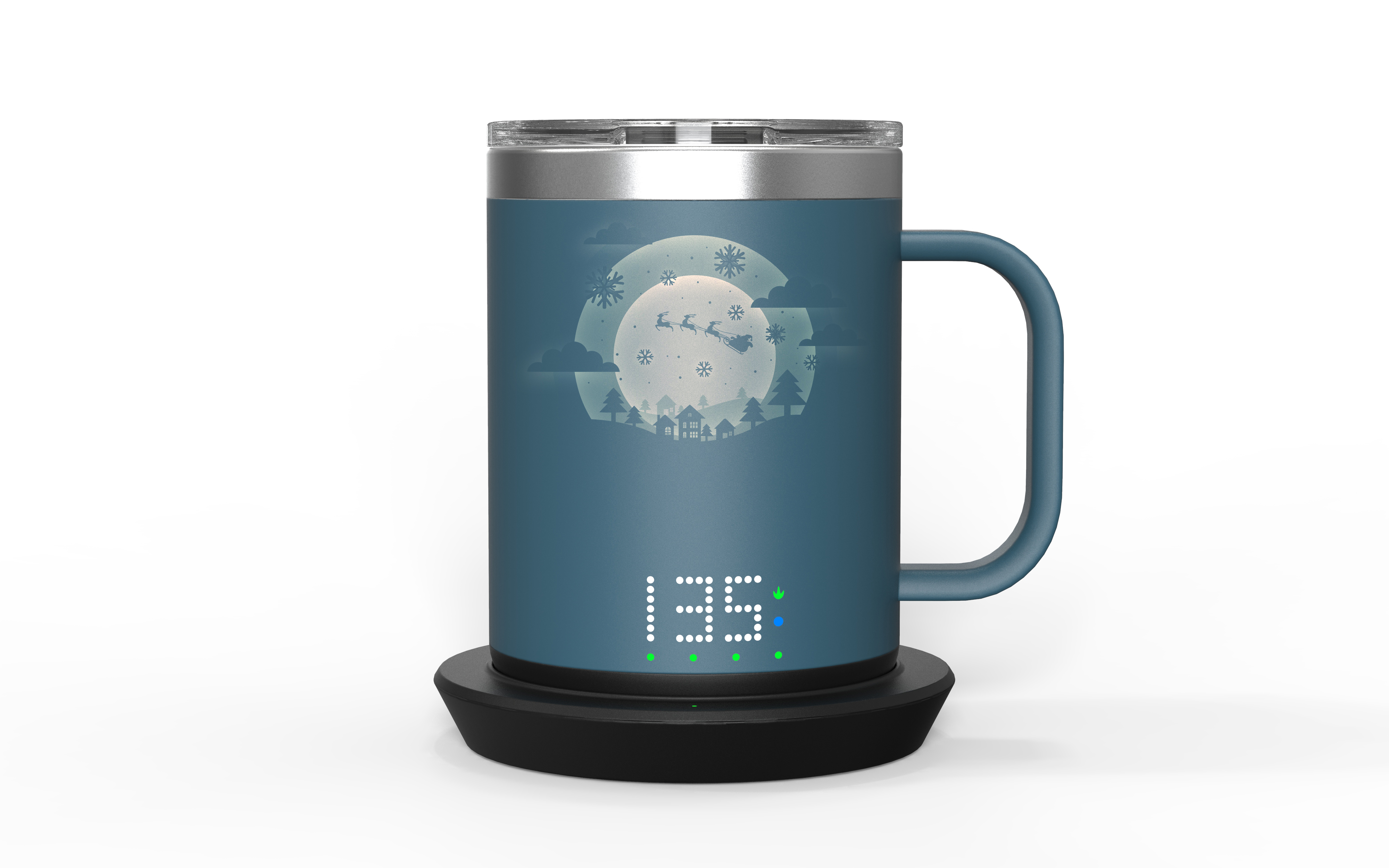 Burning cup, mug, warm cup，