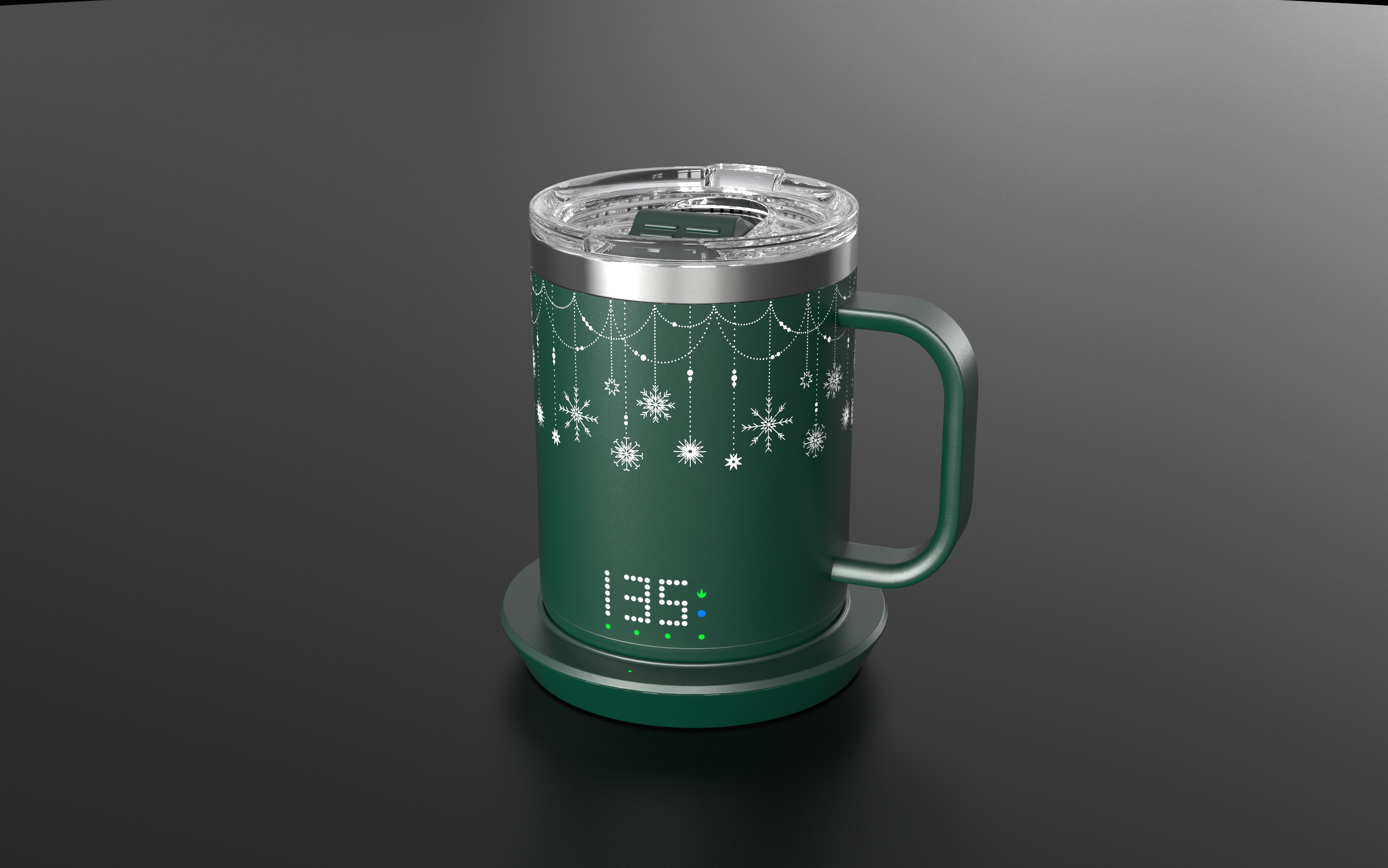 Burning cup, mug, warm cup，