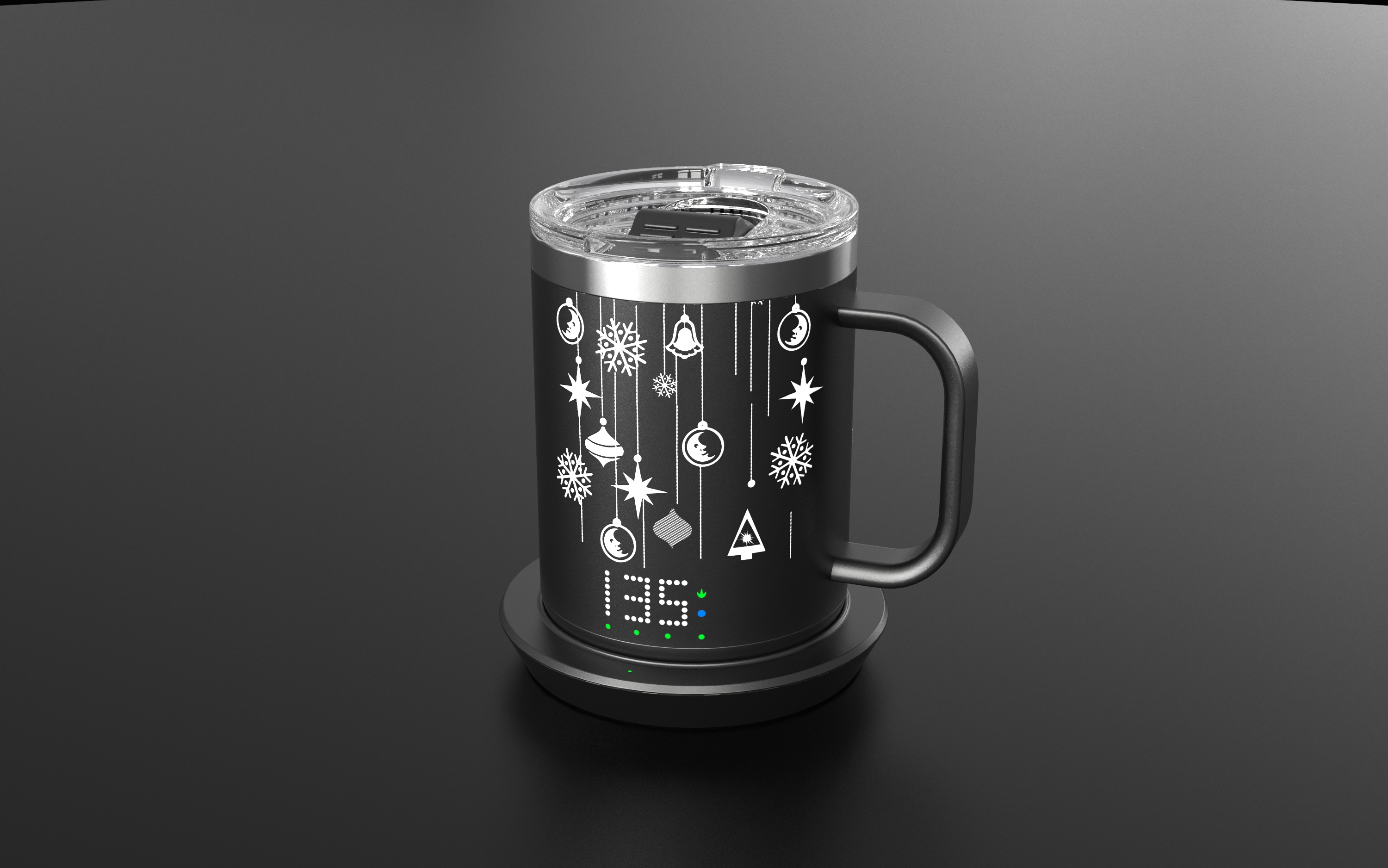 Burning cup, mug, warm cup，