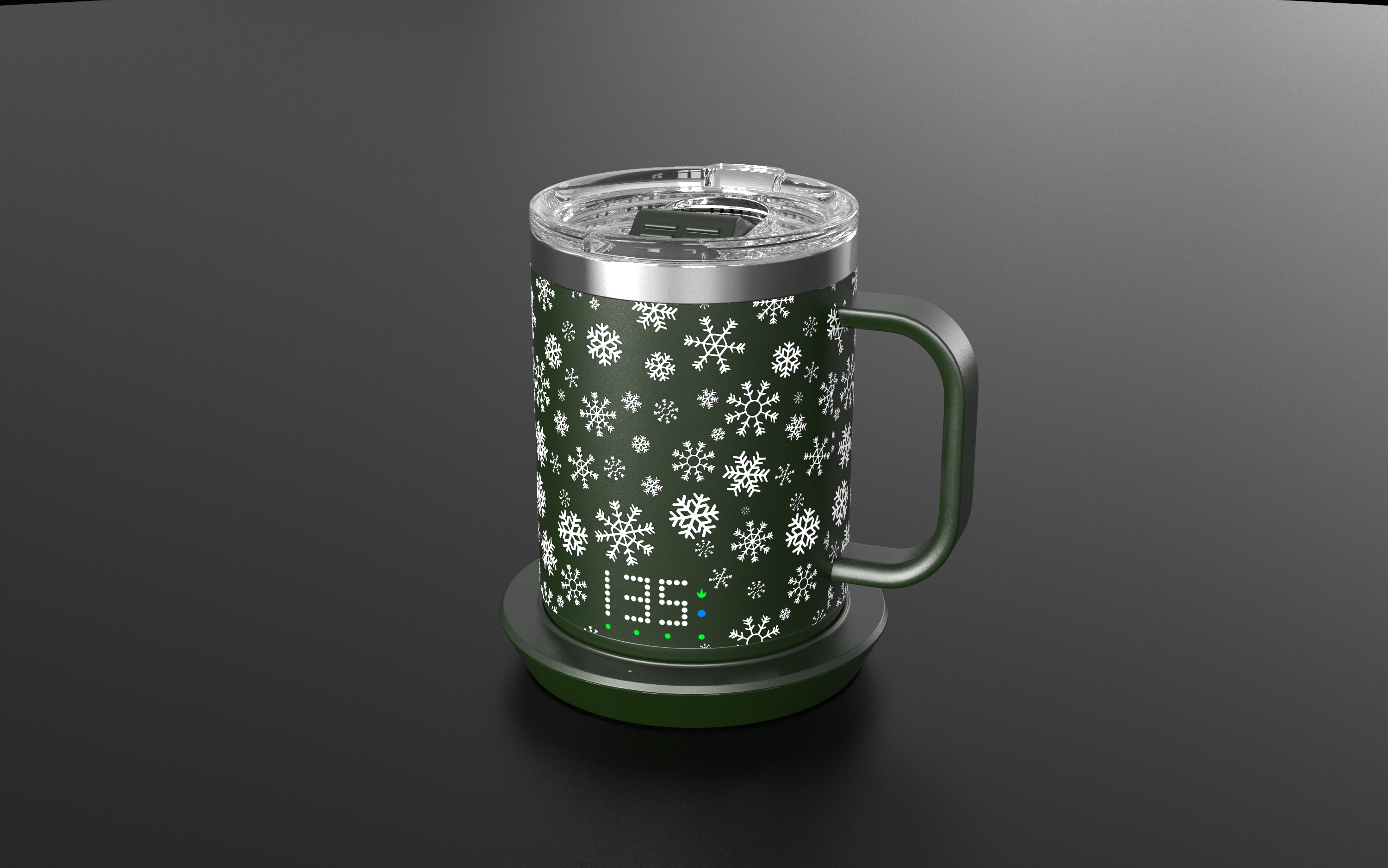 Burning cup, mug, warm cup，