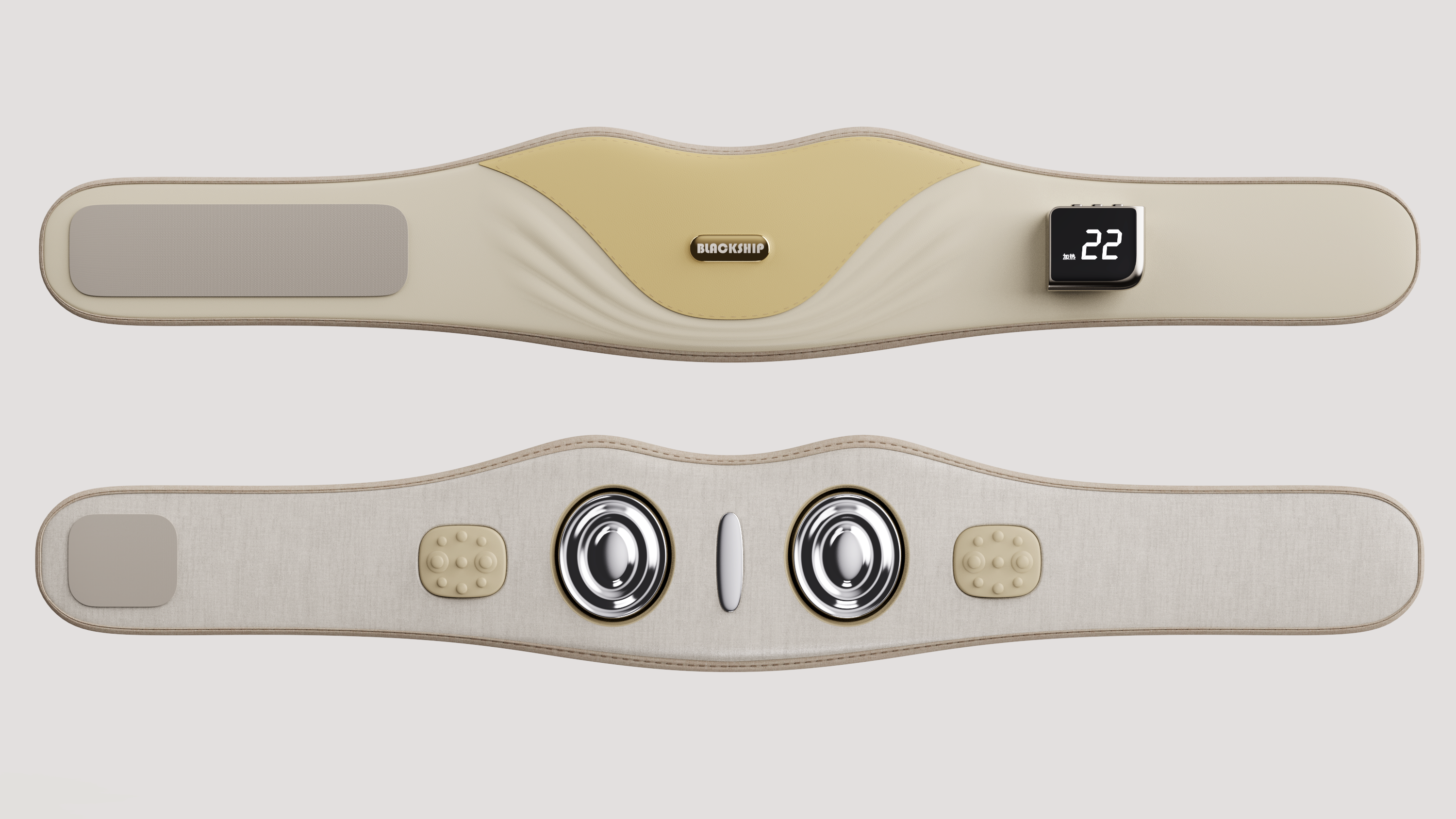 belt，massage，Personal care，product design，cloth leather，