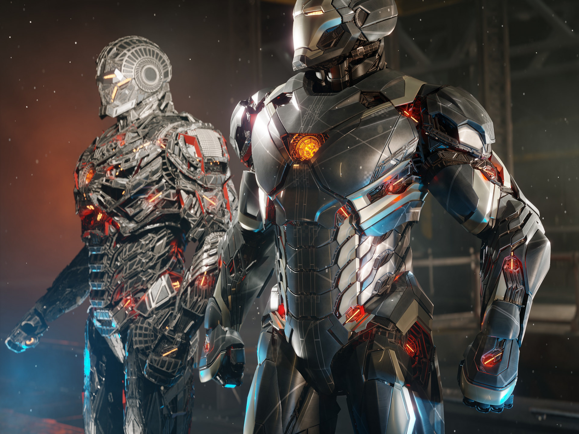 Iron Man，suit，assemble，