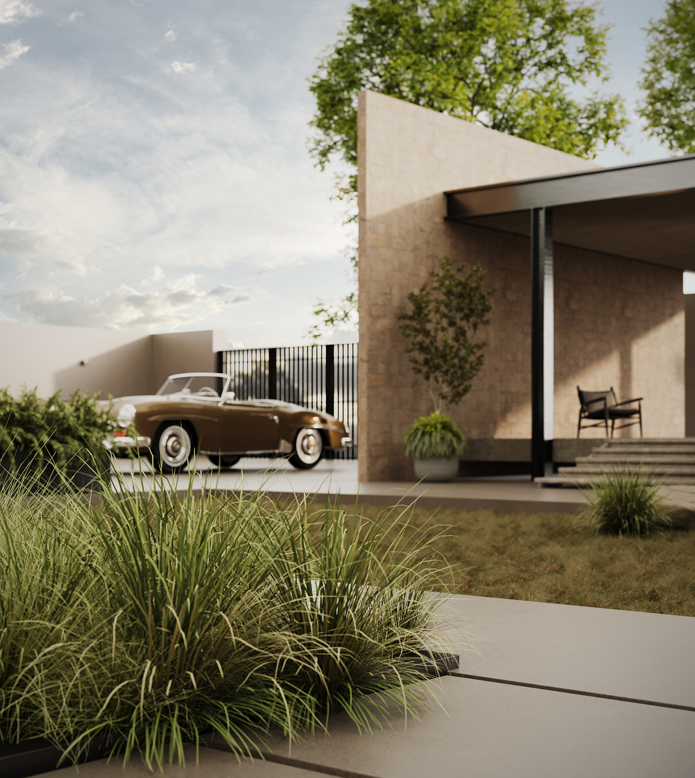 Private residence，Decoration style，visualization，