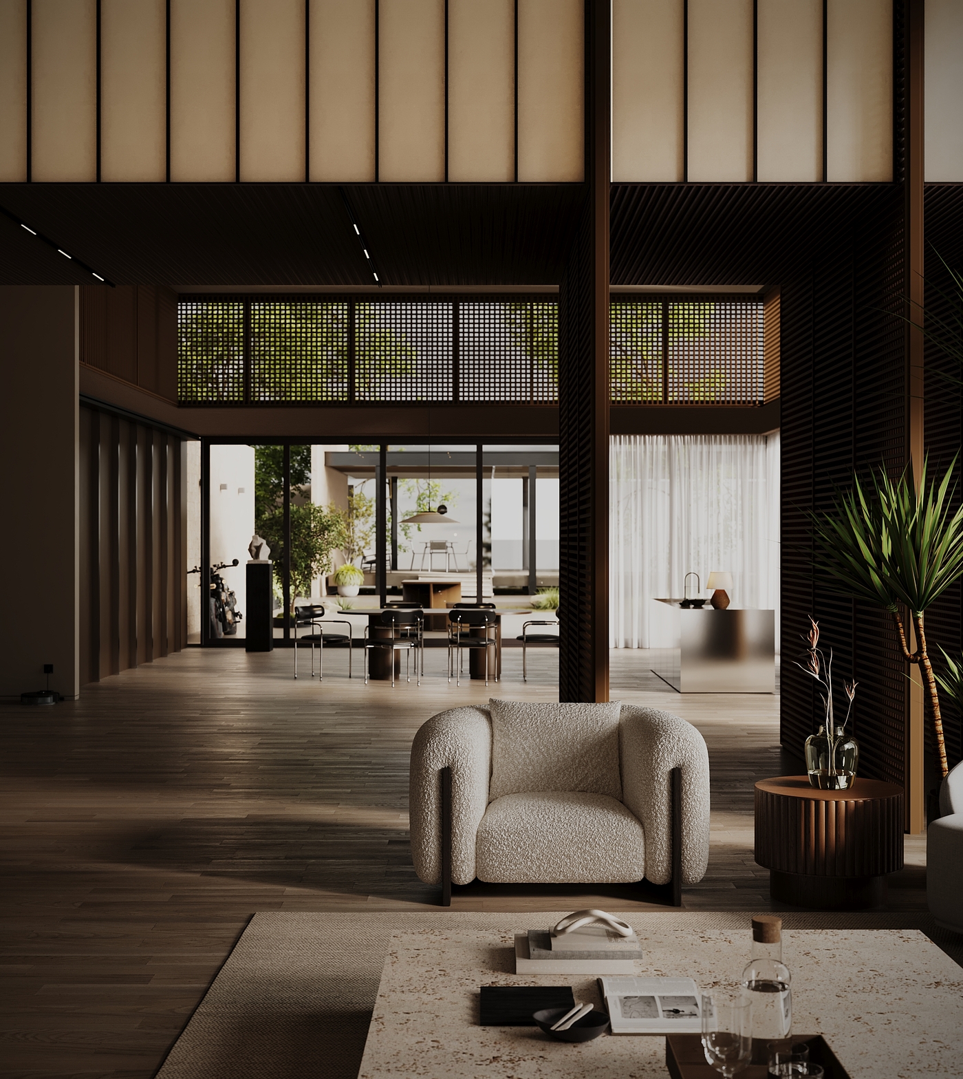 Private residence，Decoration style，visualization，
