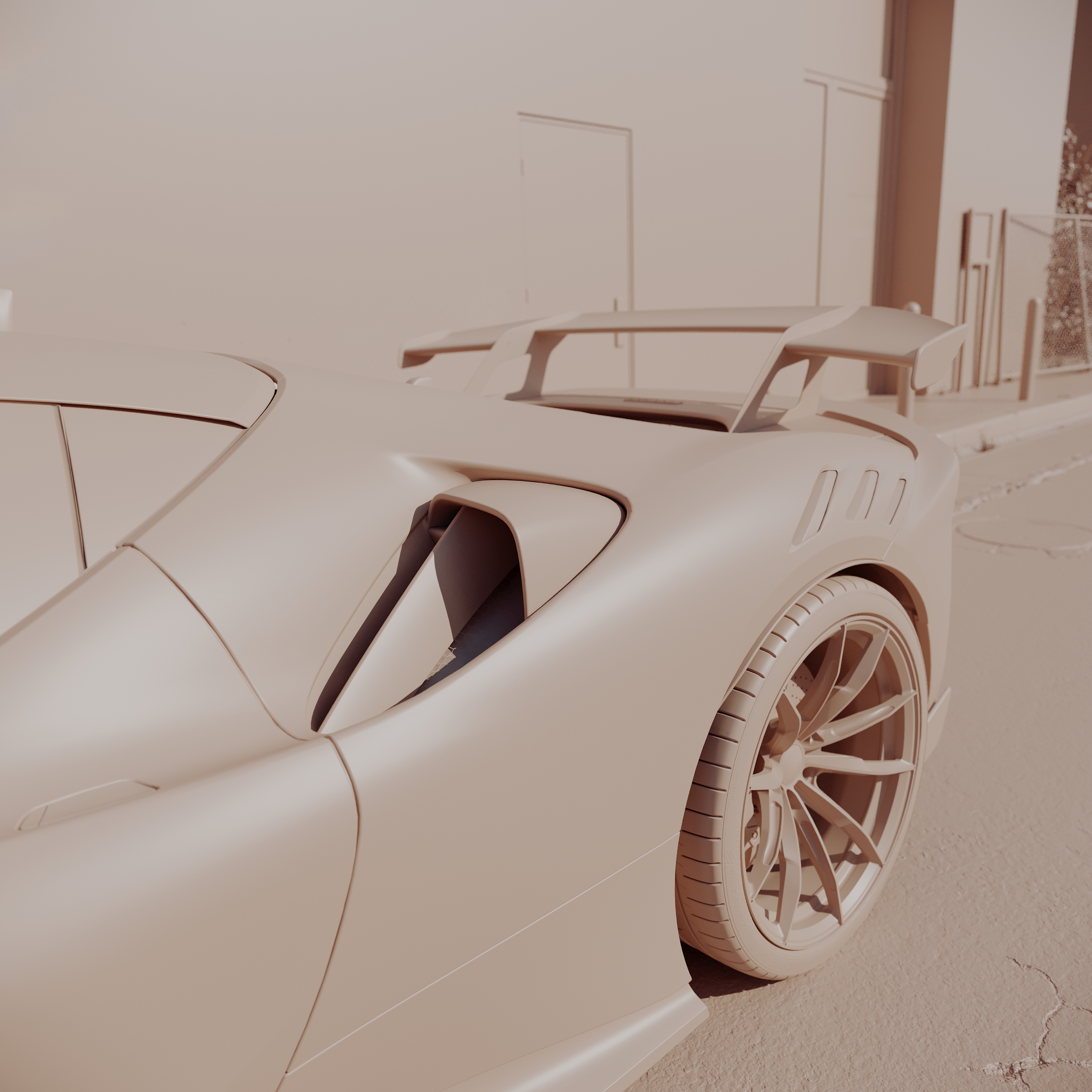 Automobile design，cgi，Ferrari SF90，