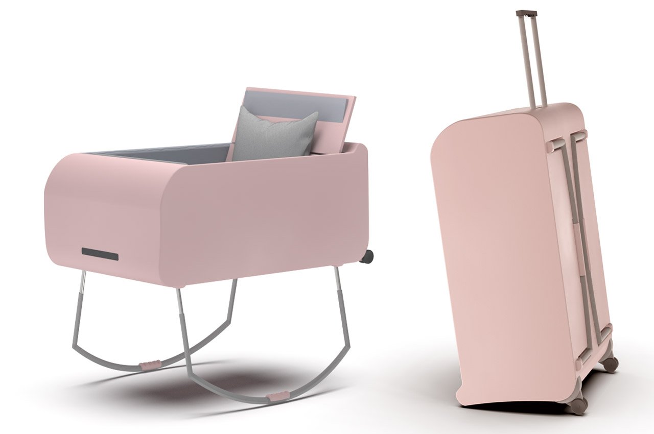 cradle，rocking horse，suitcase，multi-function，