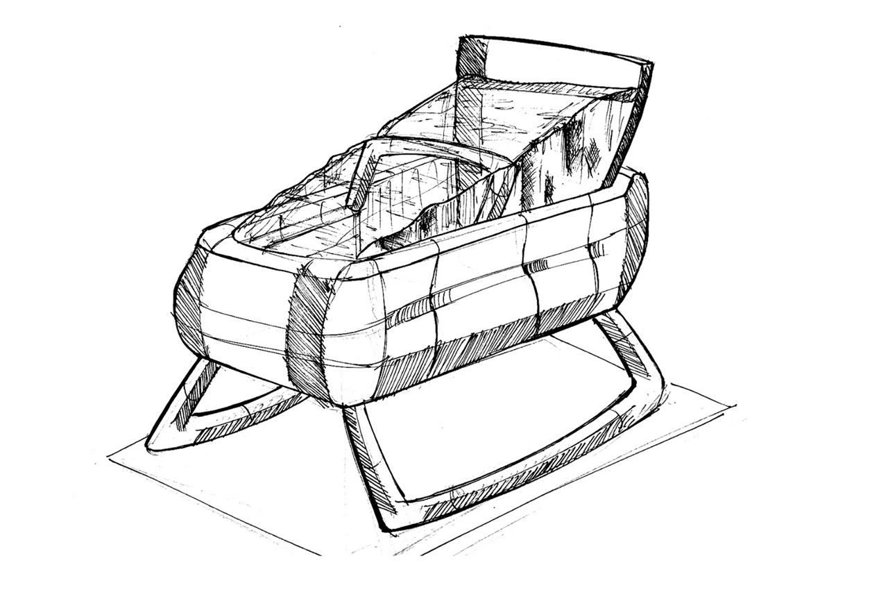 cradle，rocking horse，suitcase，multi-function，