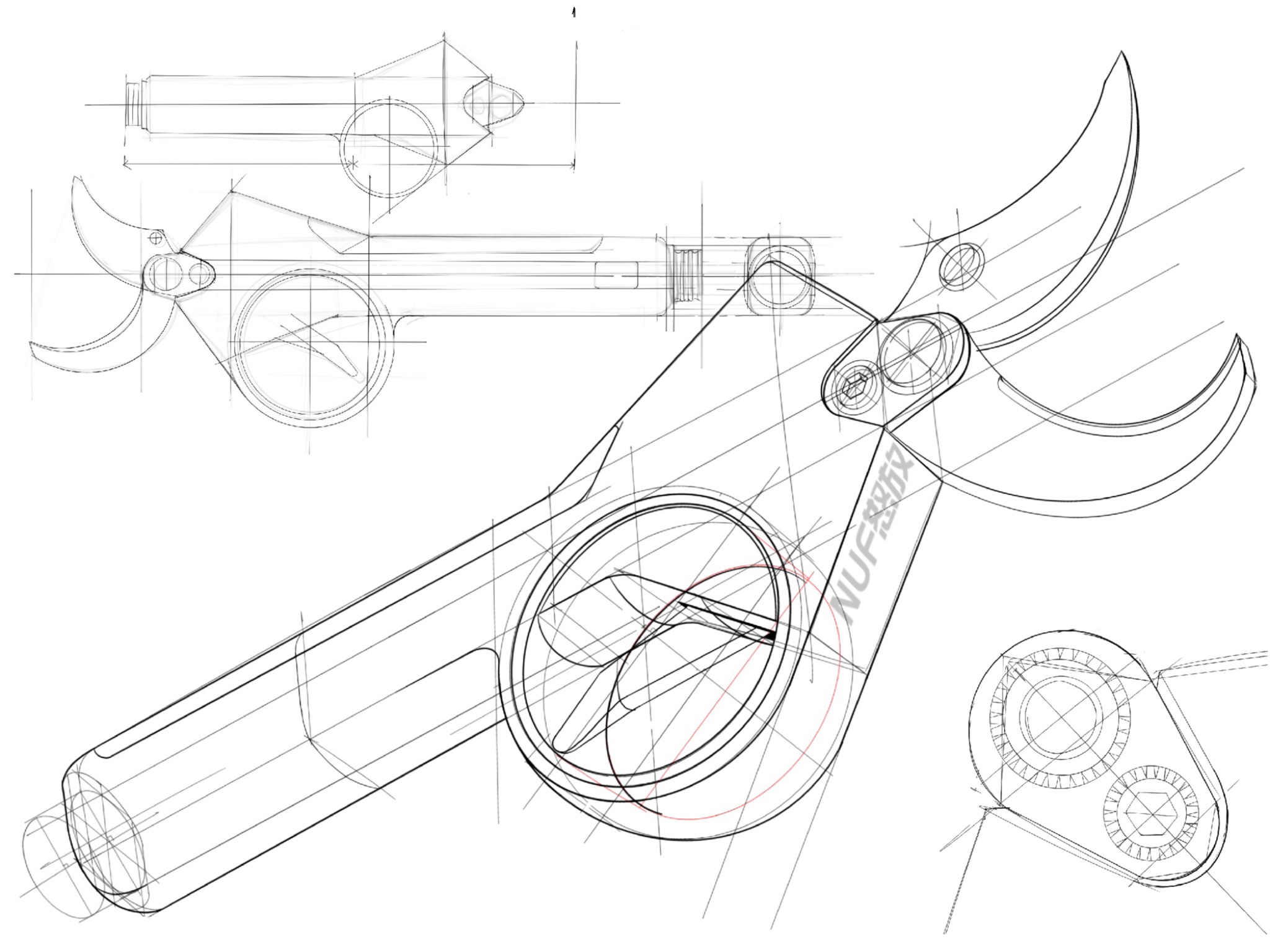 Hand drawn products，product design，industrial design，iPad painting，