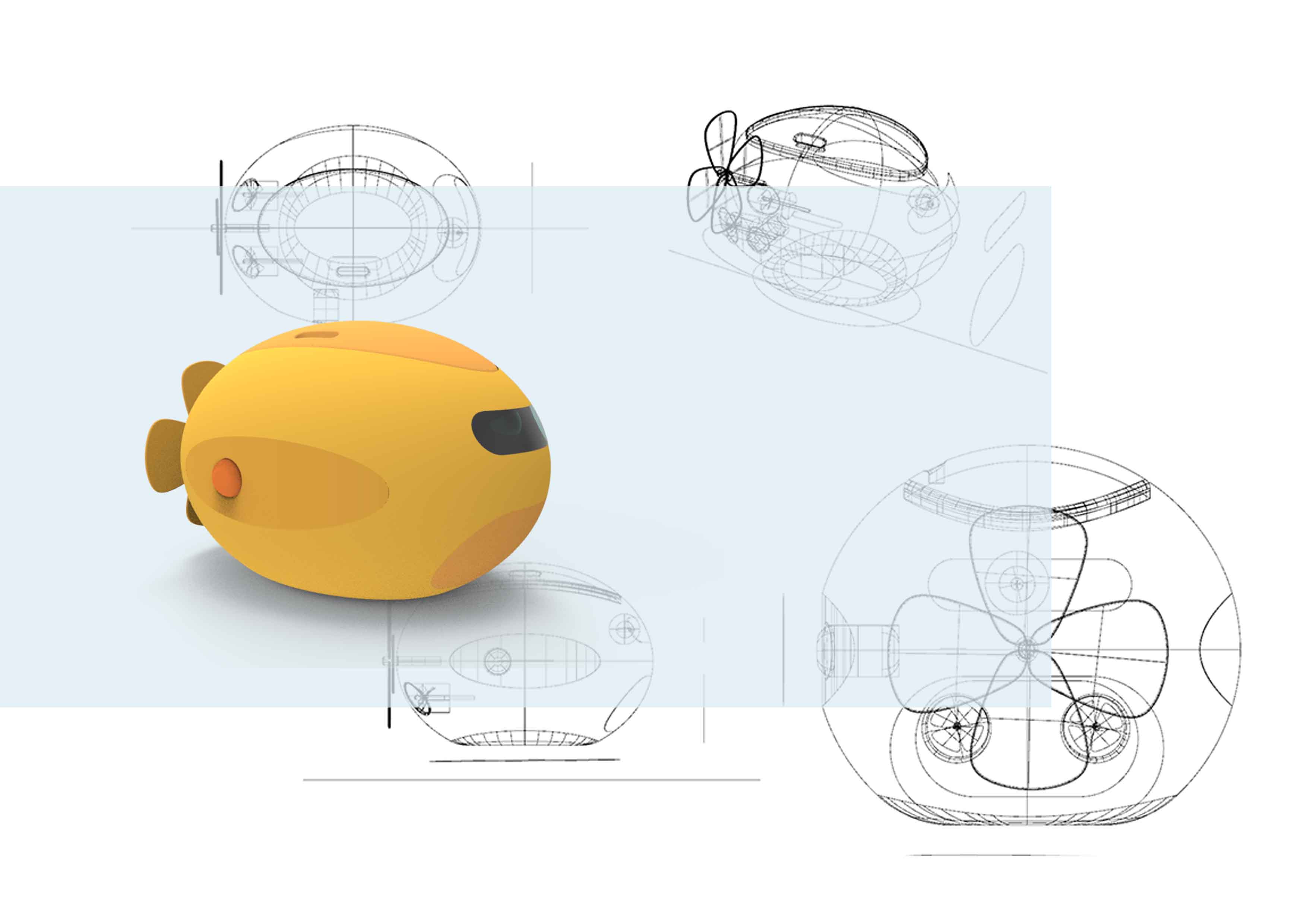 submarine，sea bottom salvage，Marine litter，ocean，Clownfish，