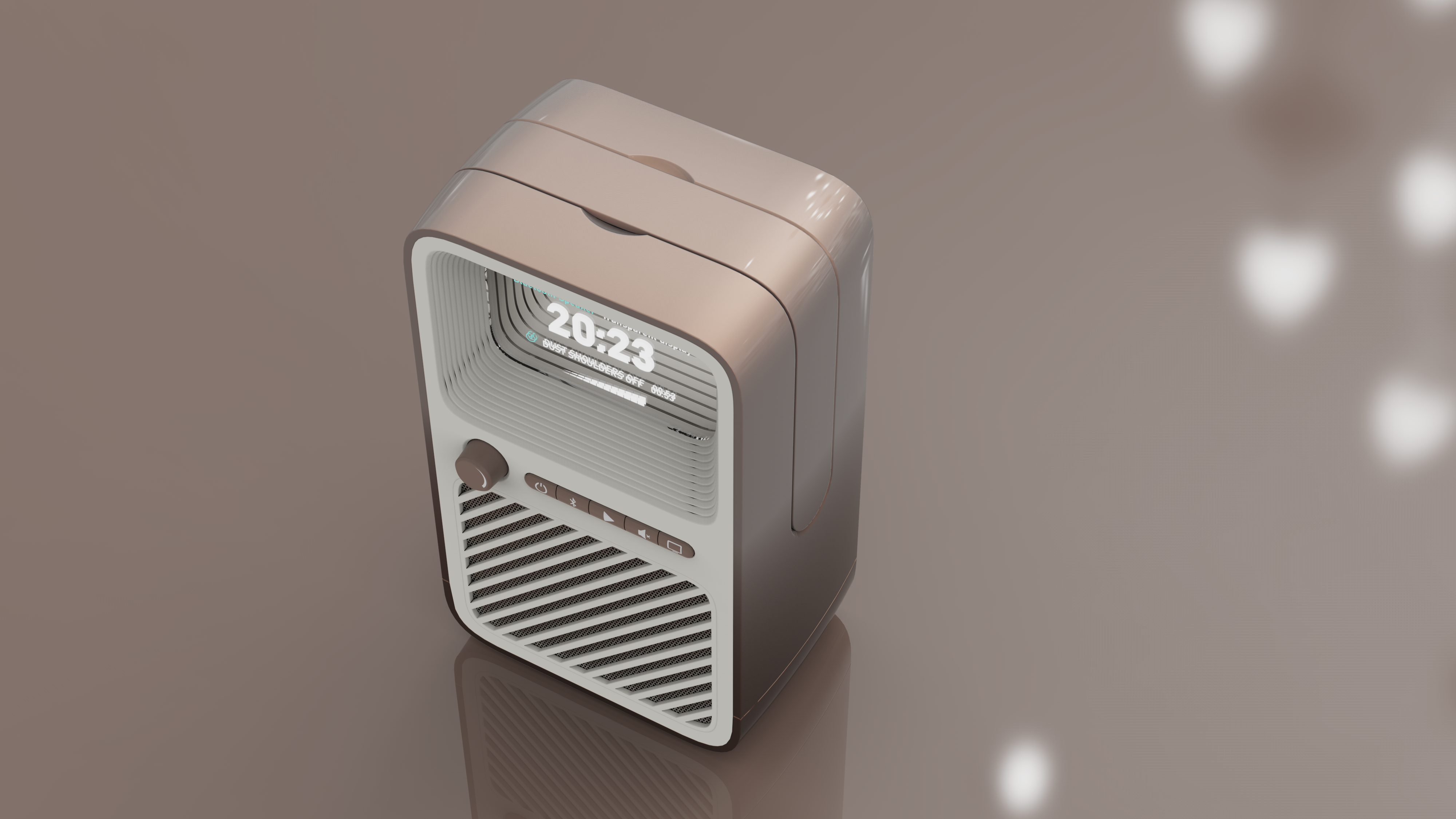 Bluetooth Speaker ，Portable speakers，Transparent screen，