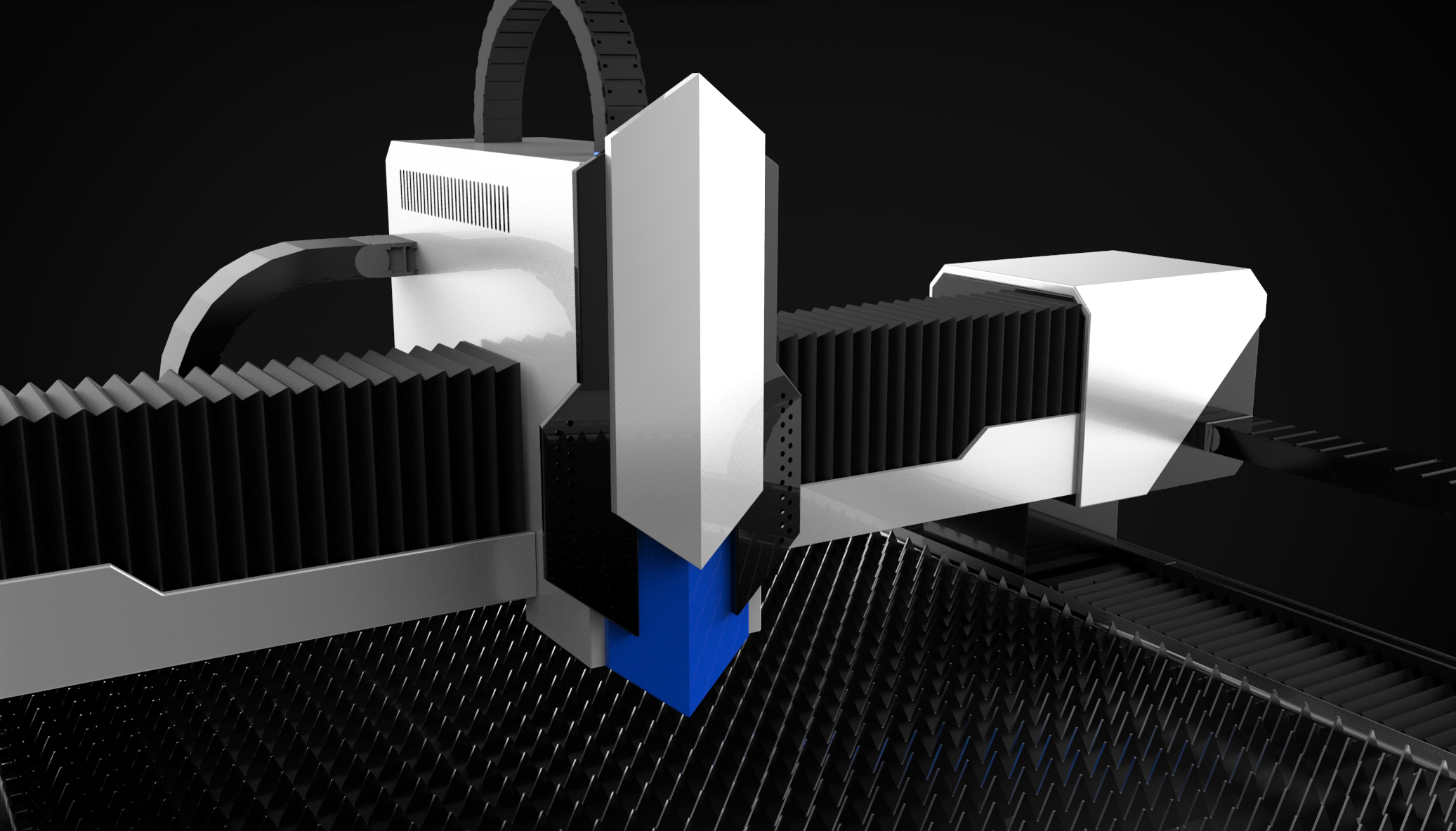 Laser cutting machine，mechanical equipment，concept，