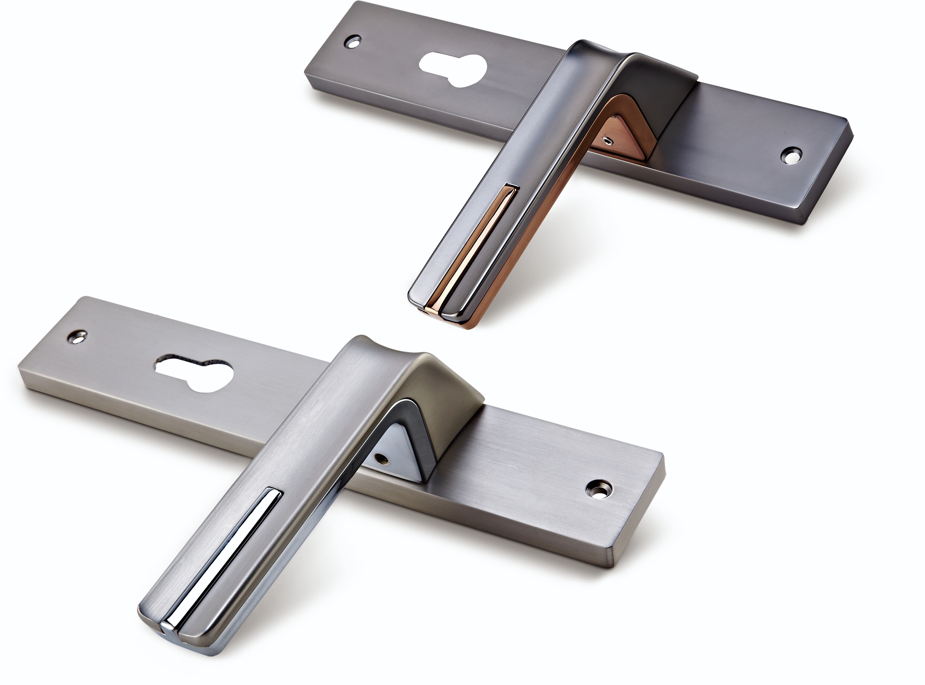 Door lock，Door handle，Split lock，product design，Handle lock，