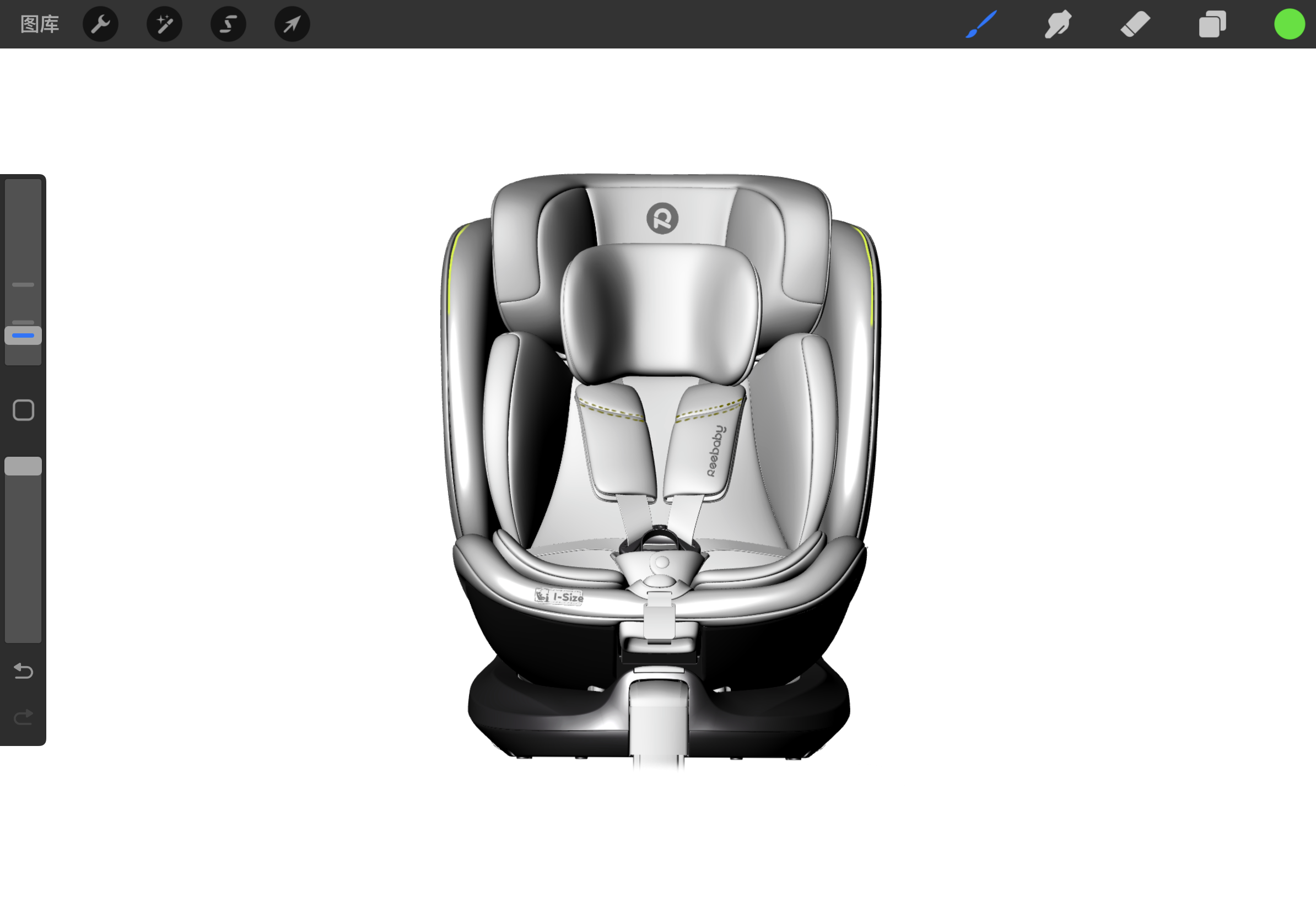 Mother and baby，Animation design，Safety seat，