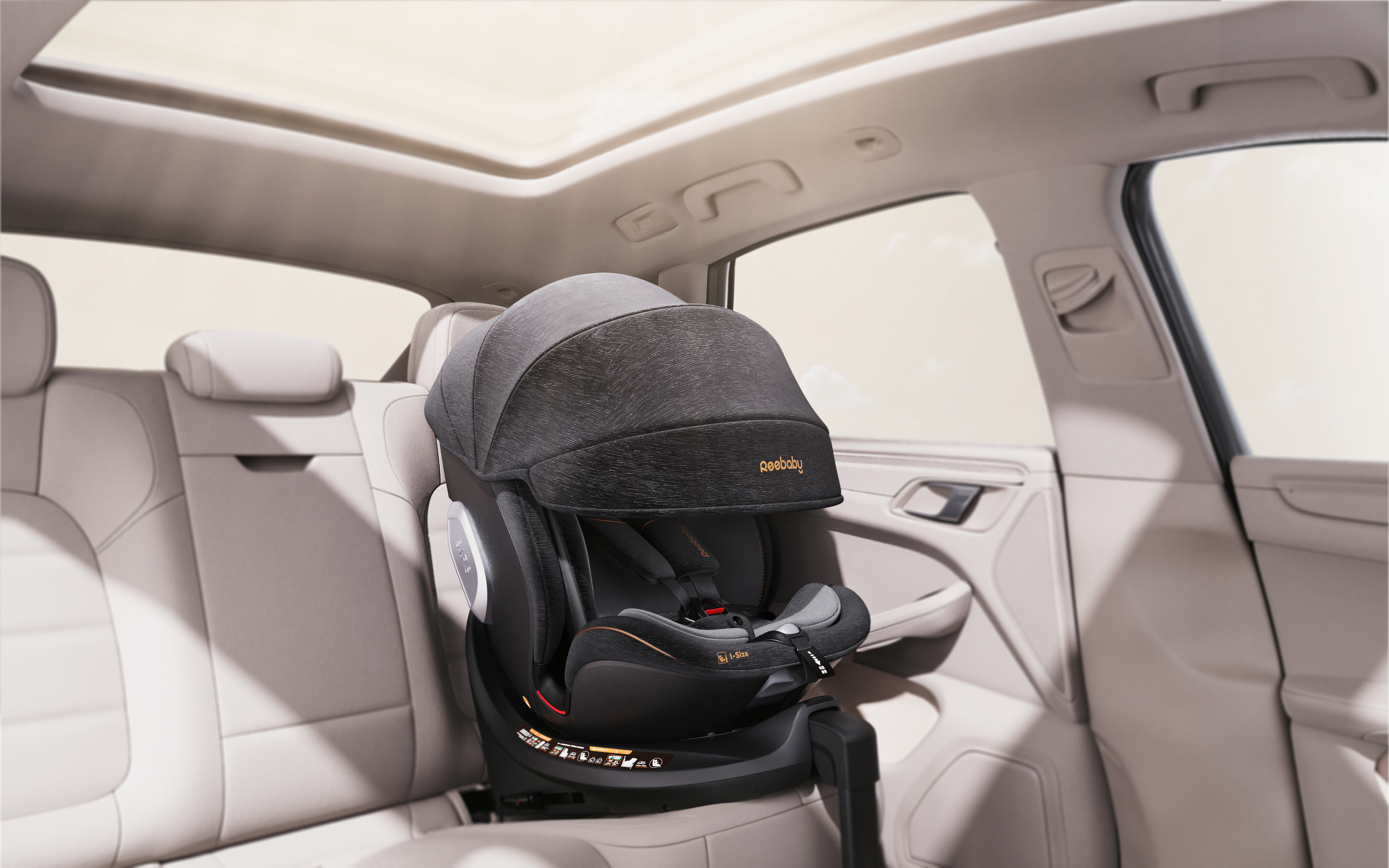 Mother and baby，Animation design，Safety seat，