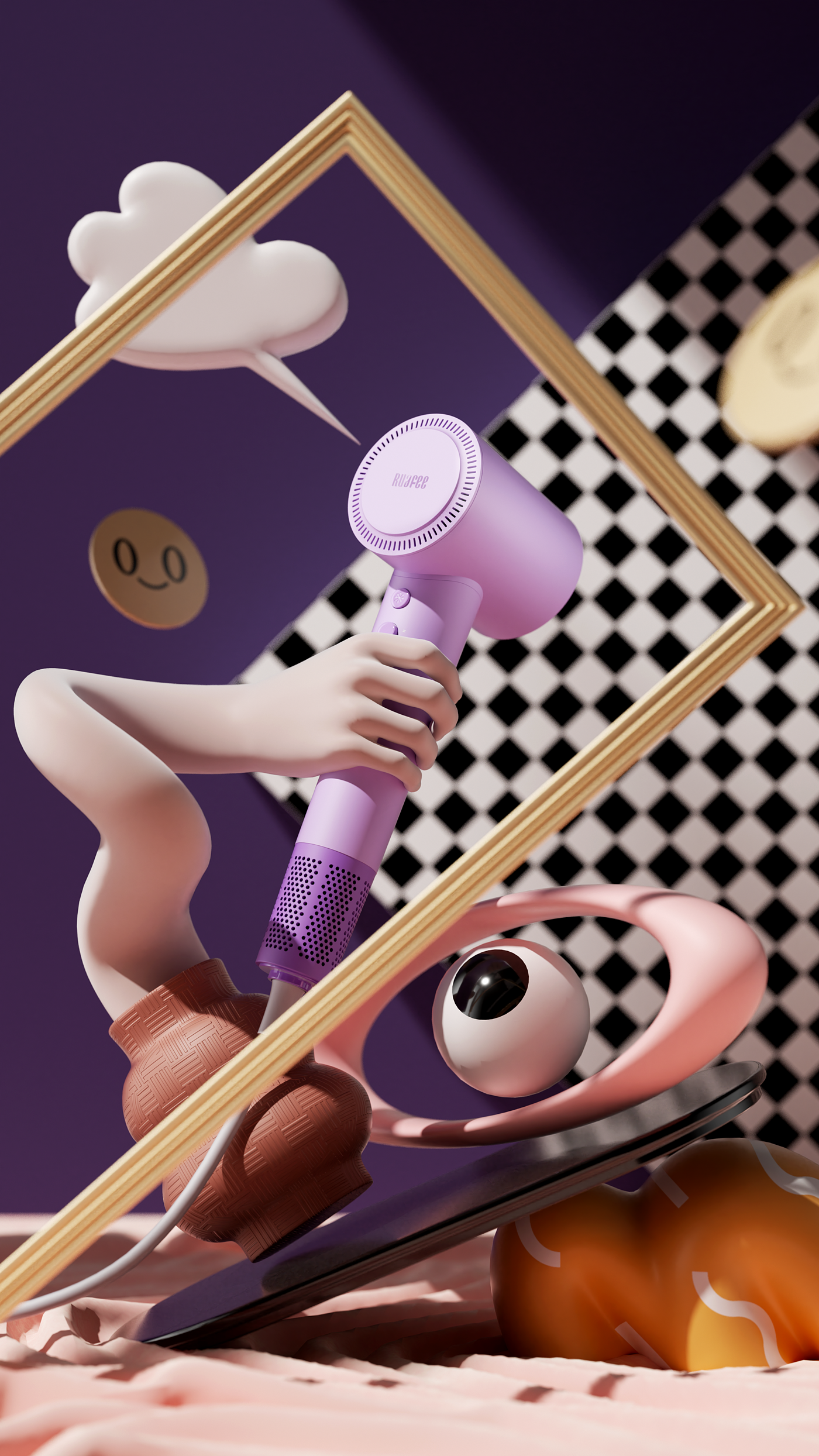 High-speed hair dryer，