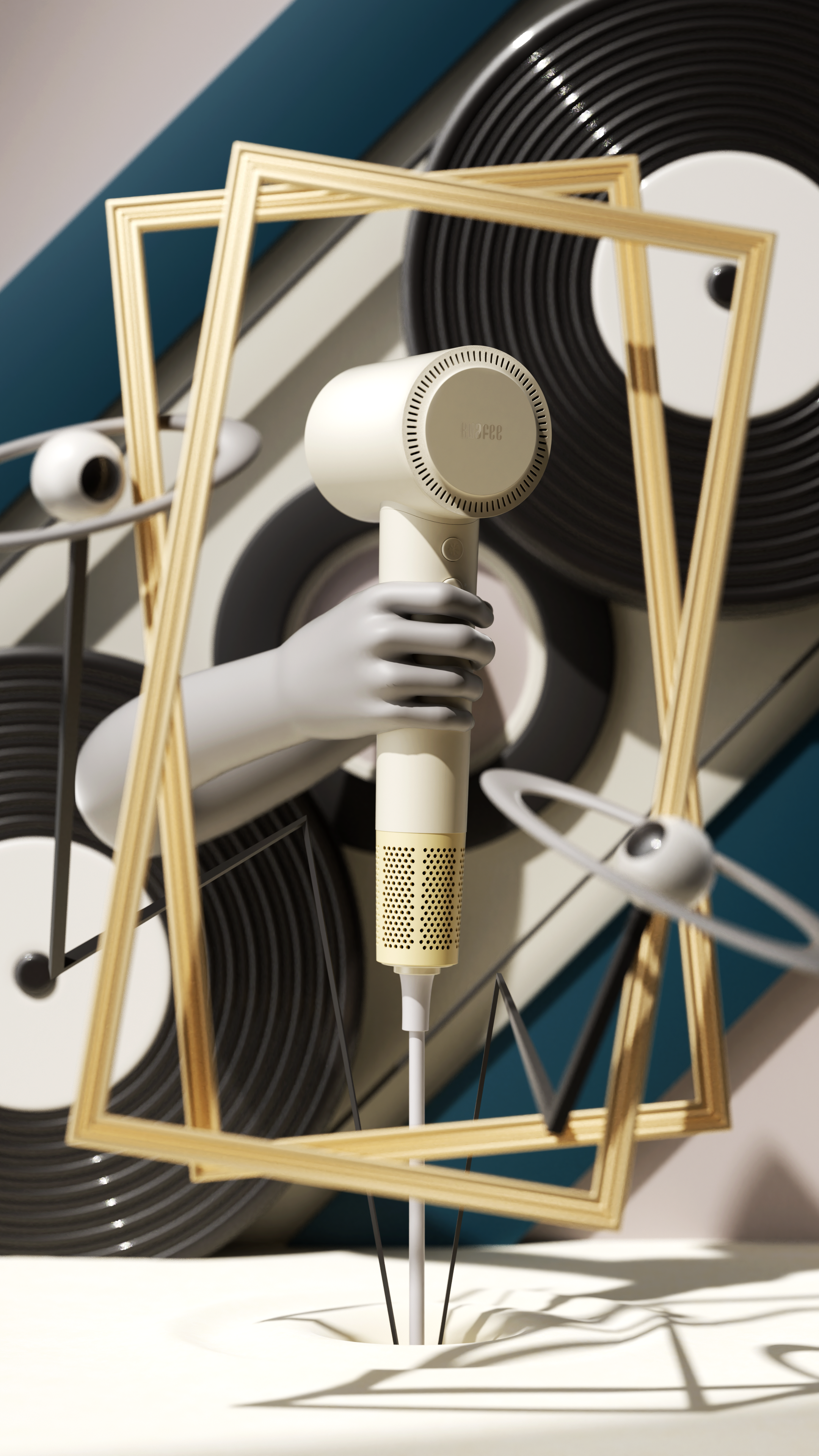 High-speed hair dryer，