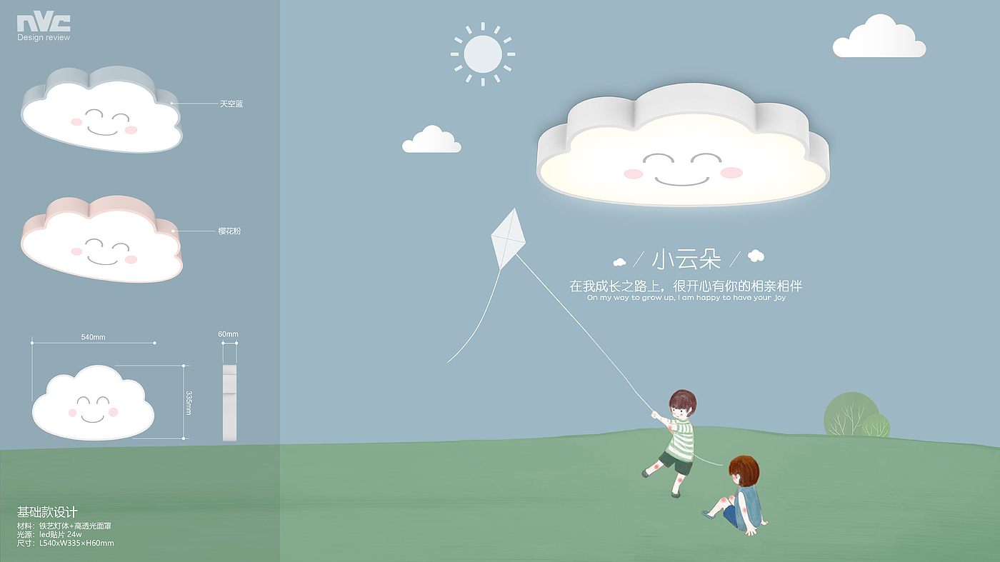 Childlike. Lovely. Children ceiling lamp，