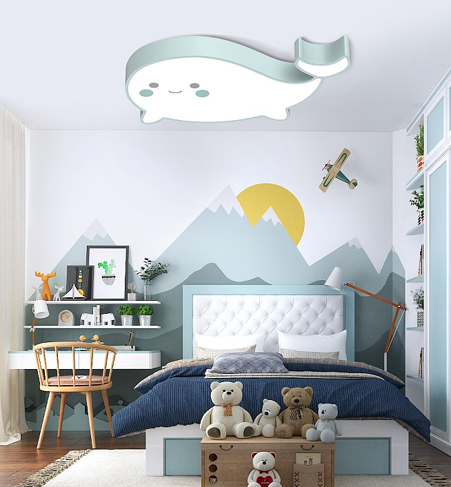 Childlike. Lovely. Children ceiling lamp，