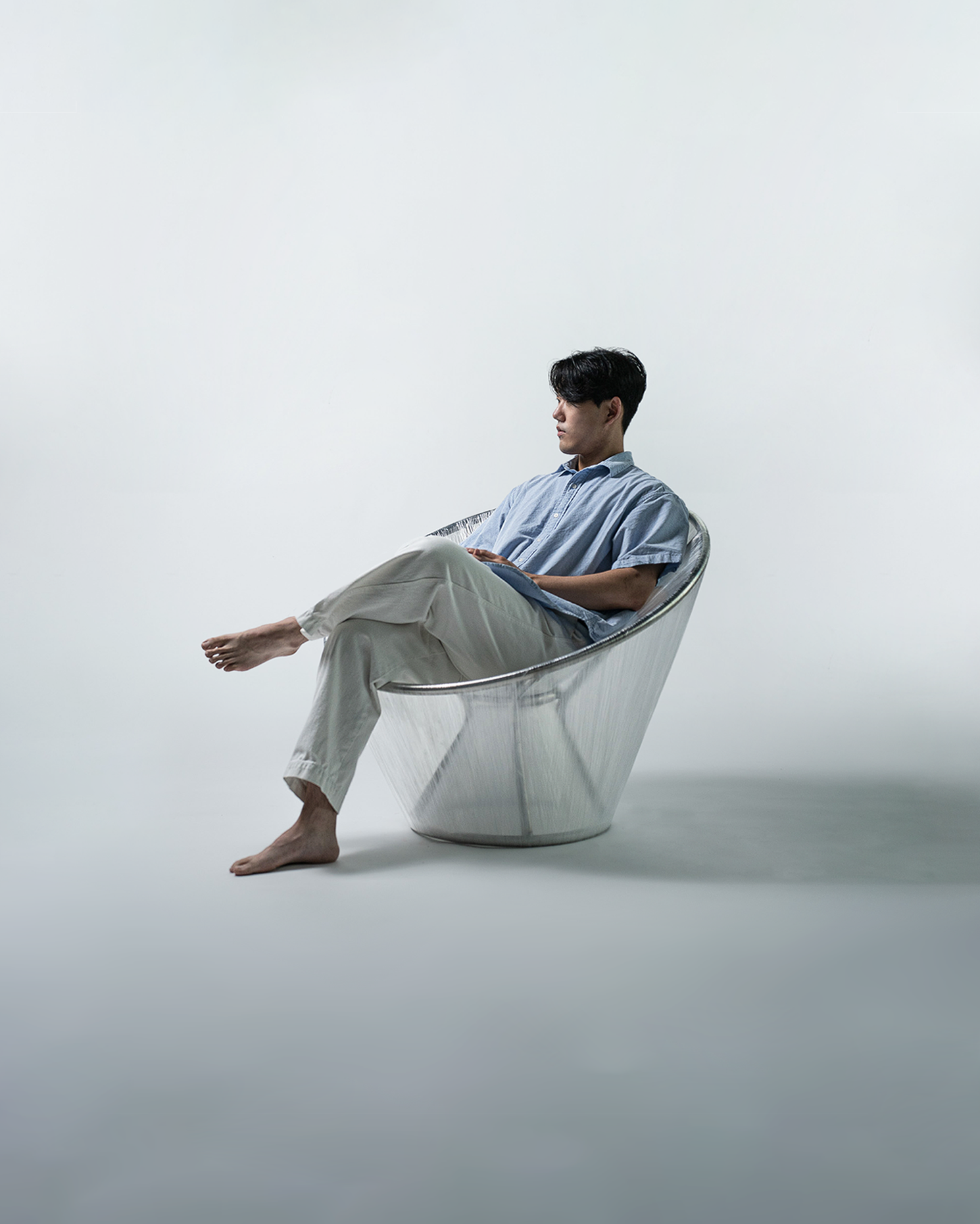 Parcel Chair，chair，experiment，pvc，