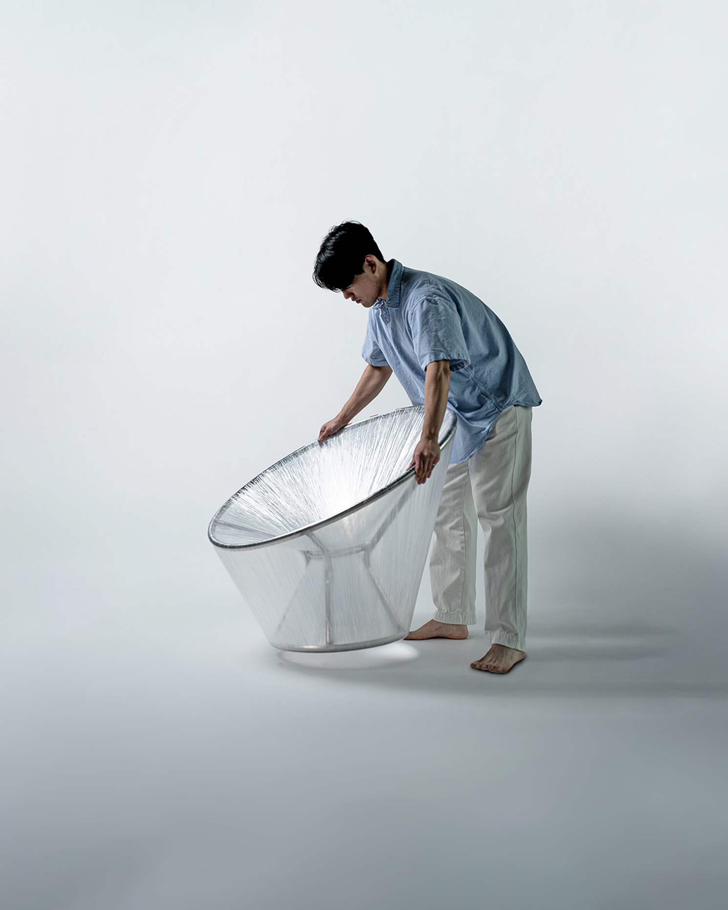 Parcel Chair，chair，experiment，pvc，