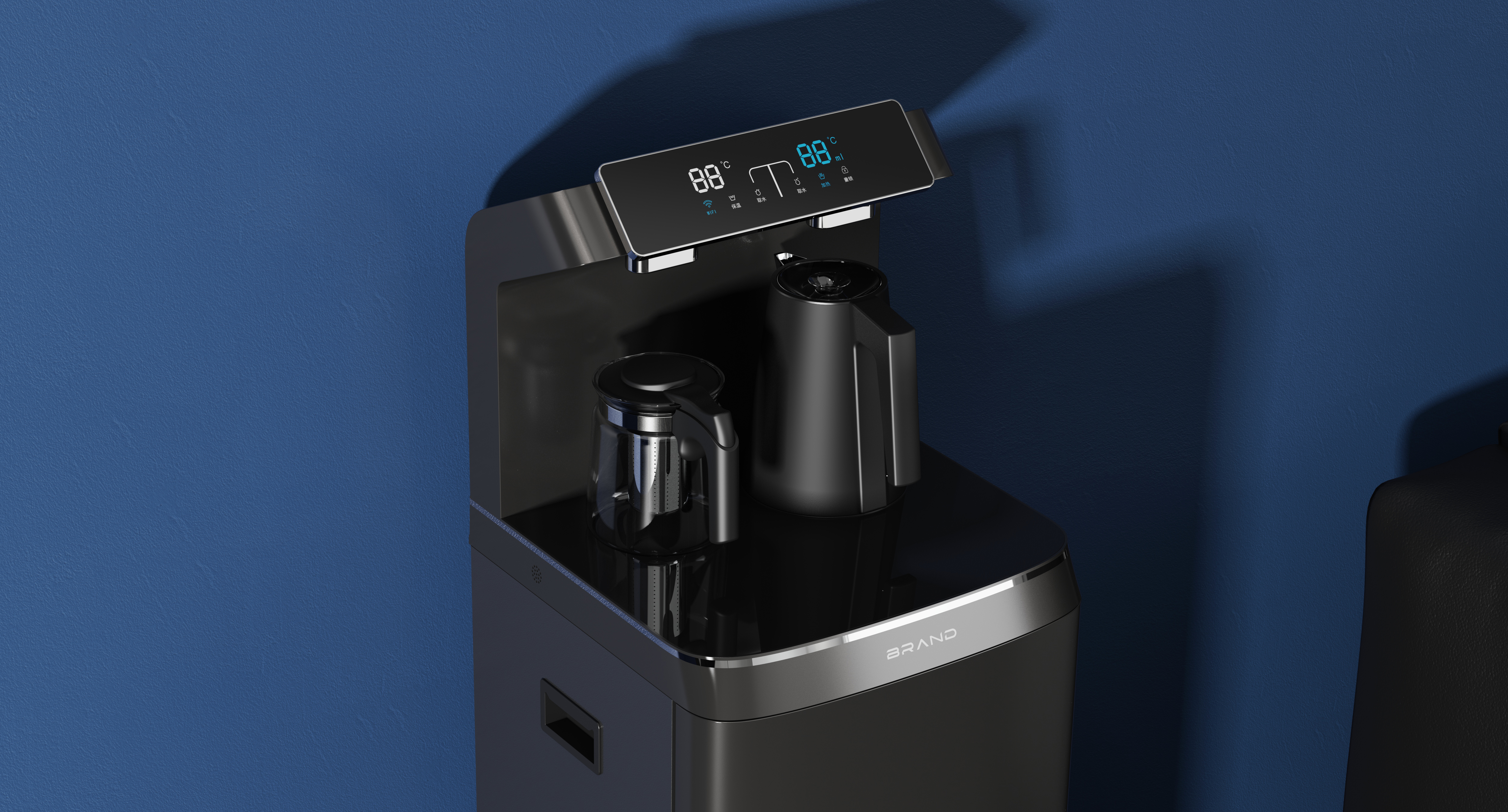 Tea bar machine，Appearance design，Home appliance design，