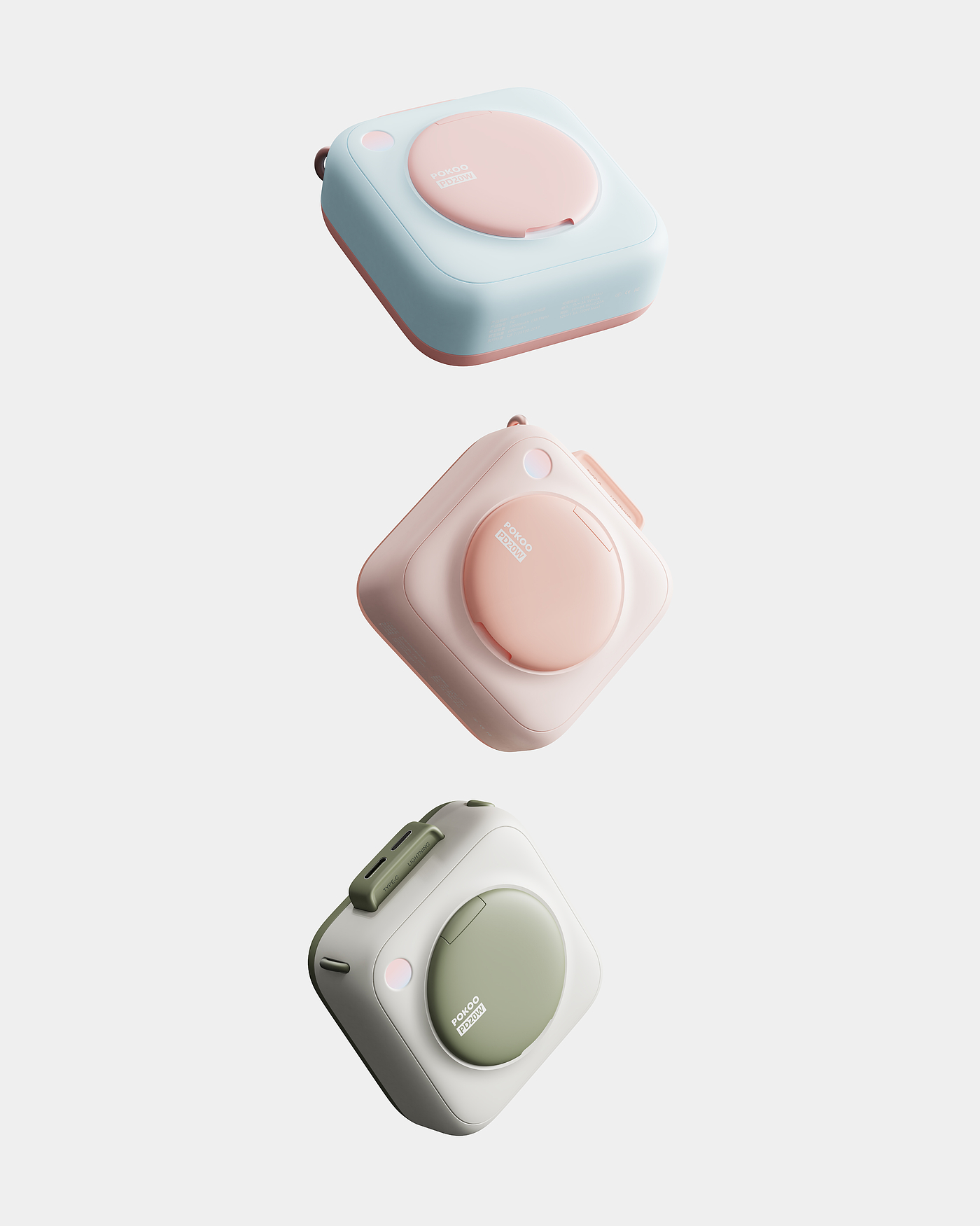 Magnetic charging treasure，3c，