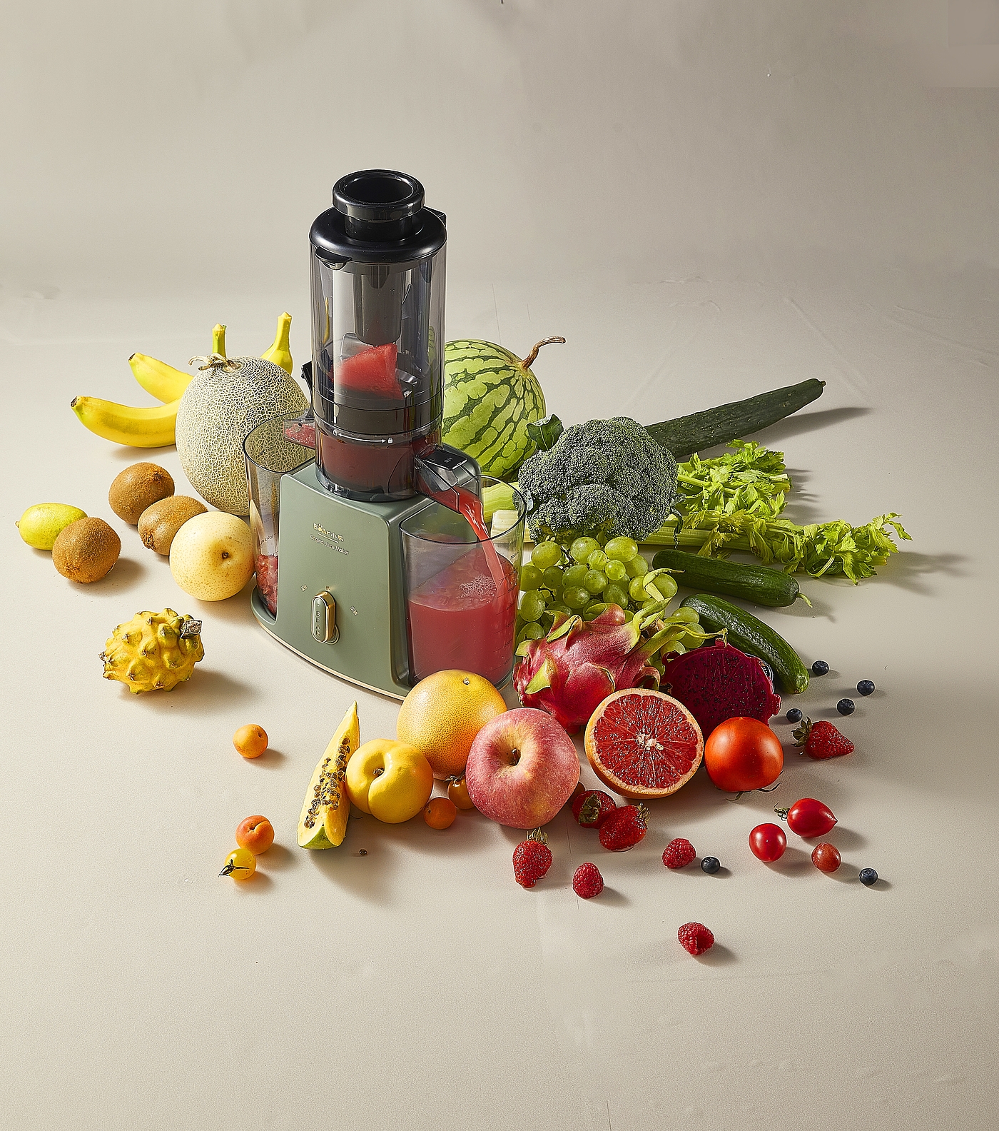 Free cutting of fruits and vegetables，Fresh Juice，