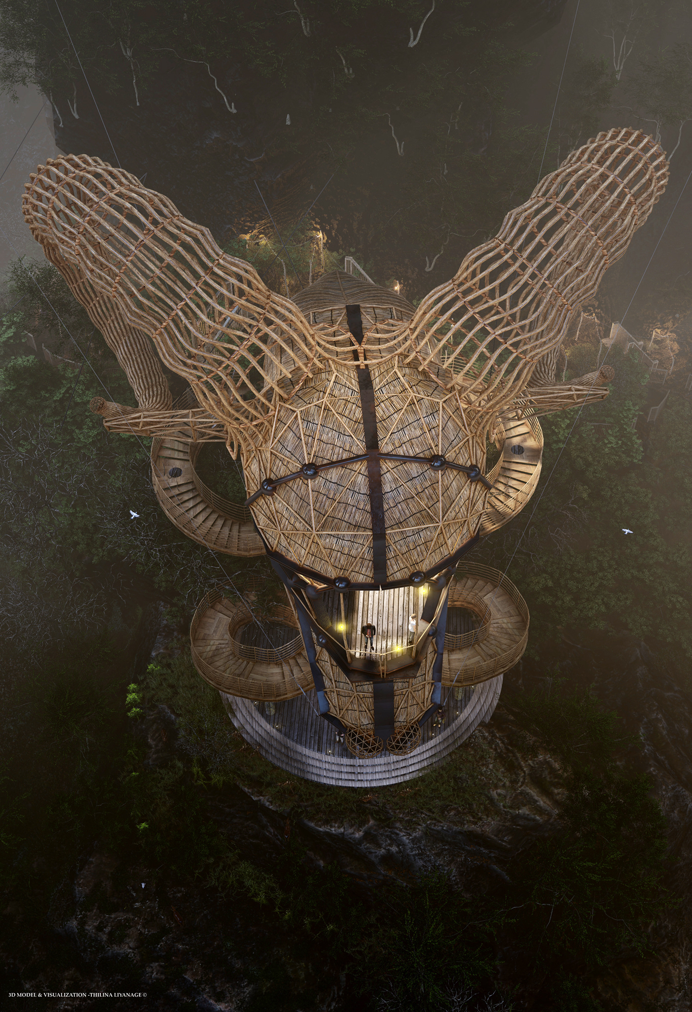 Architecture，Scenery，Digital art，graphic design ，