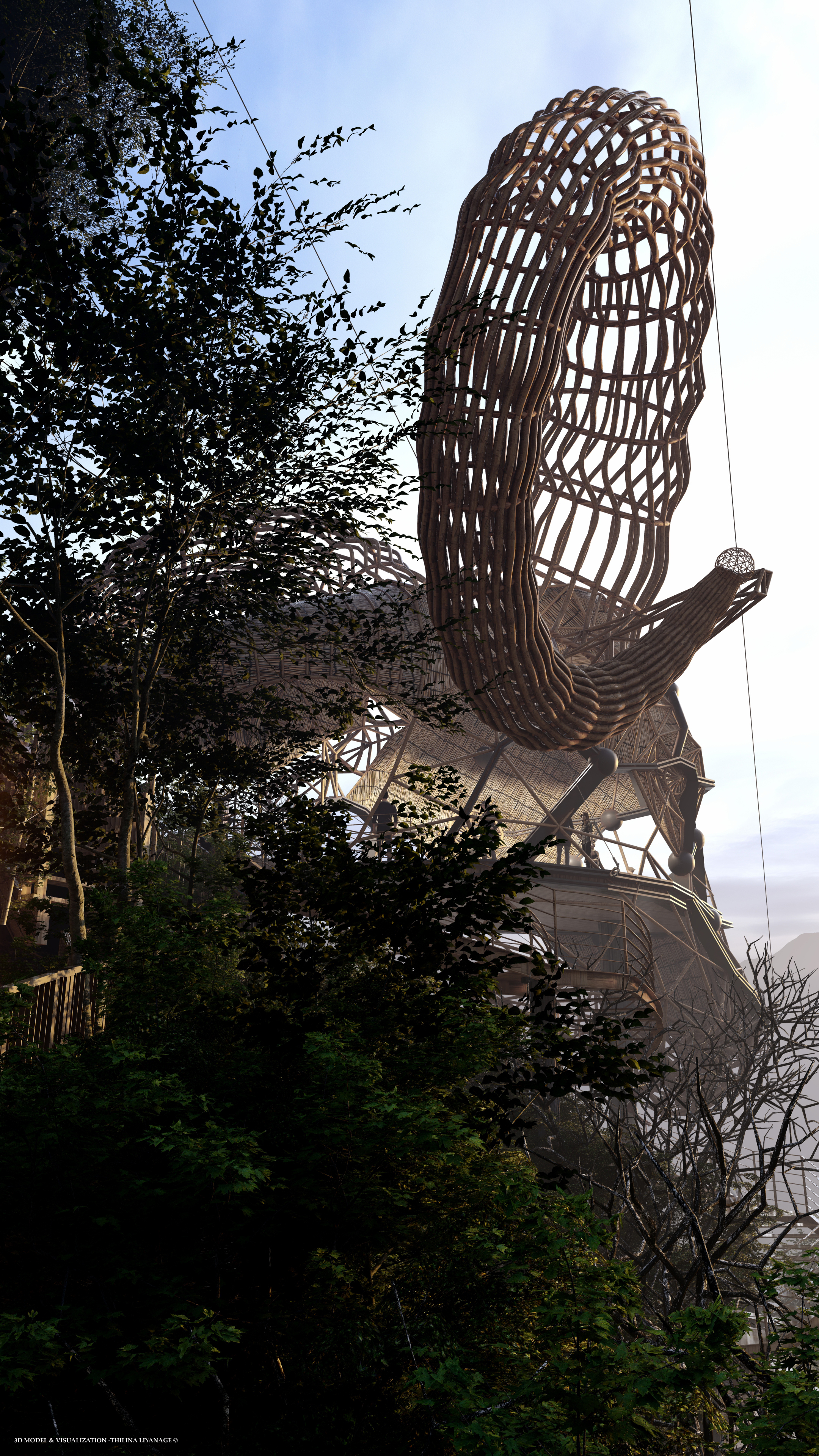 Architecture，Scenery，Digital art，graphic design ，