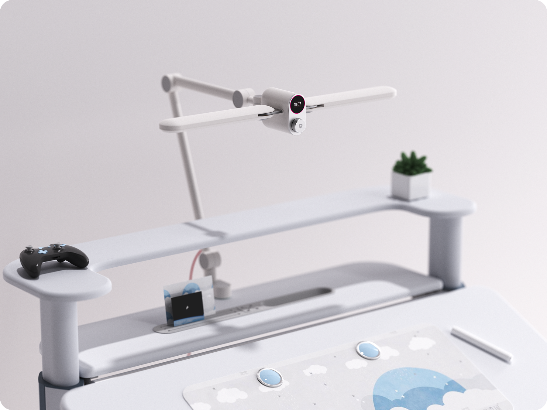 Learning desk lamp，children，starship ，Full spectrum，