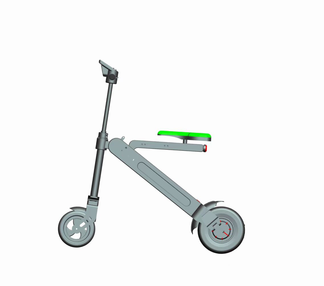 Vehicle, wheelbarrow, folding type K，