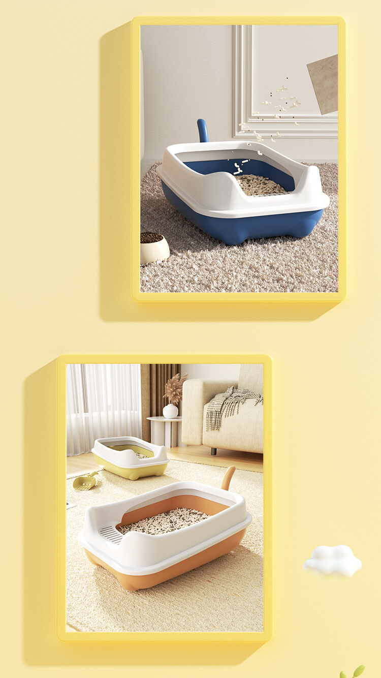 Litter Basin，Semi closed litter Basin，cat owner，Open cat litter Basin，Cat Cabinet Companion，