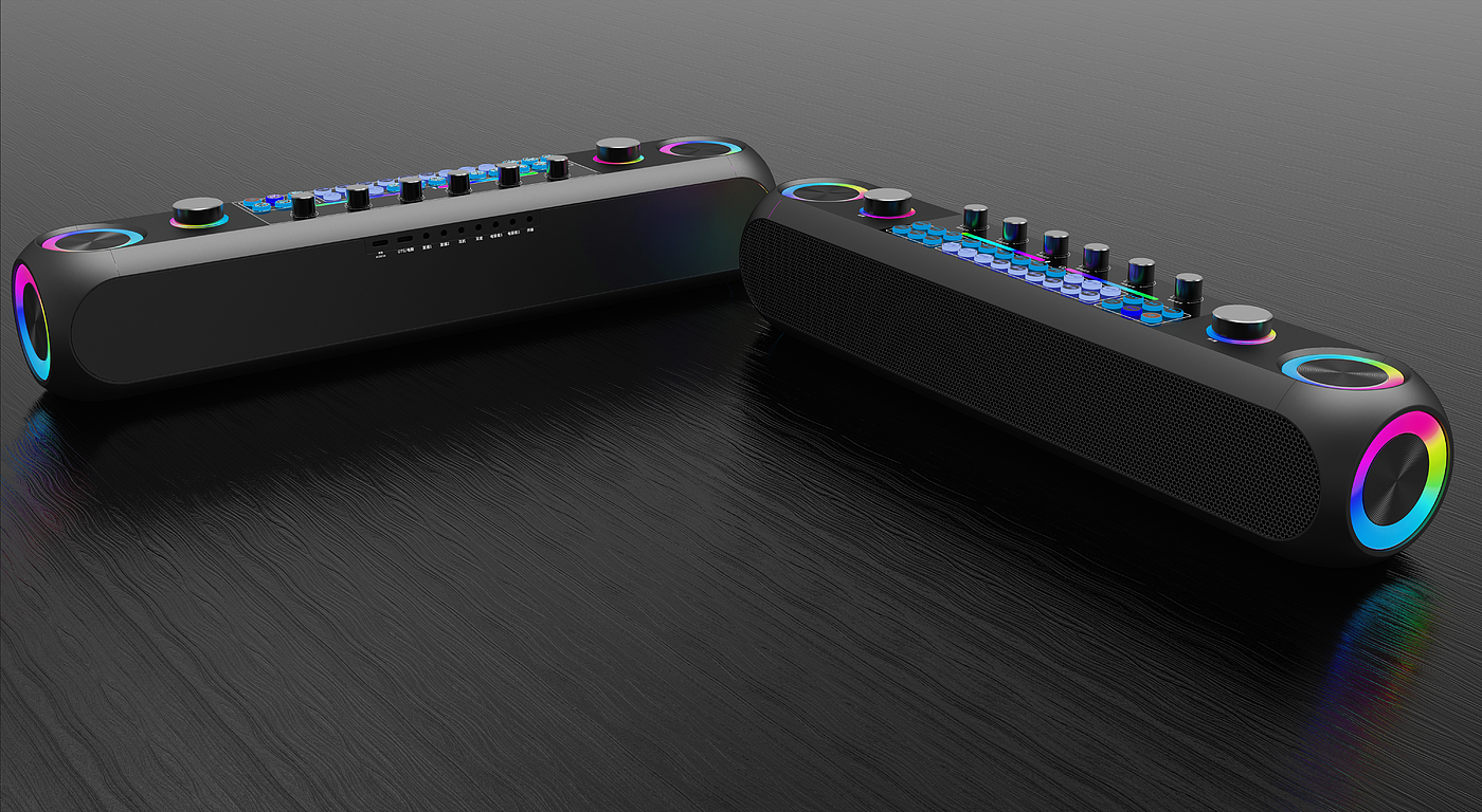 sound，strip sound，Desktop audio，Lamp effect，